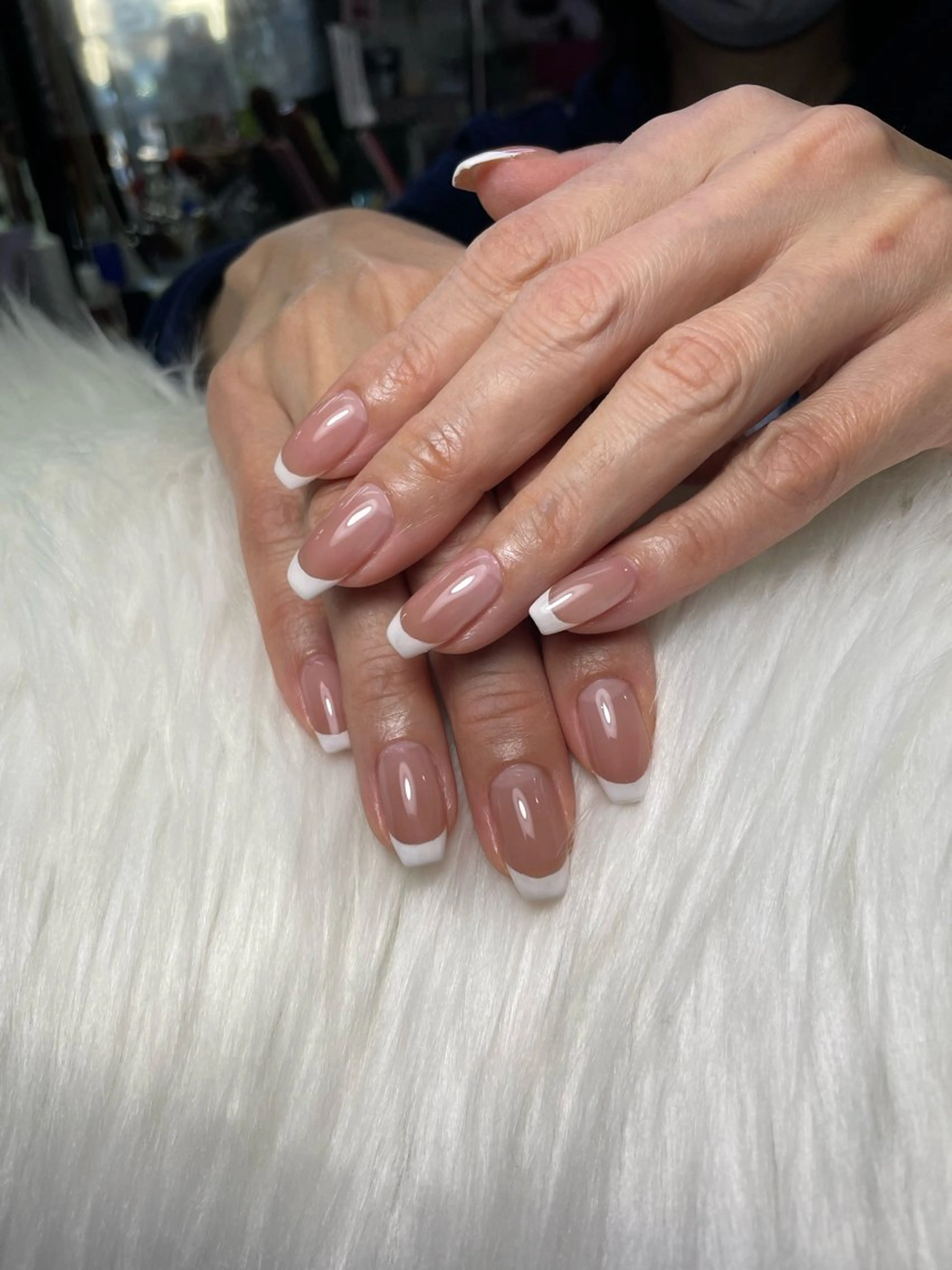 ネイル フレンチネイル 美容室 るーじゅ/しいの木台のマツエク・マツパデザイン