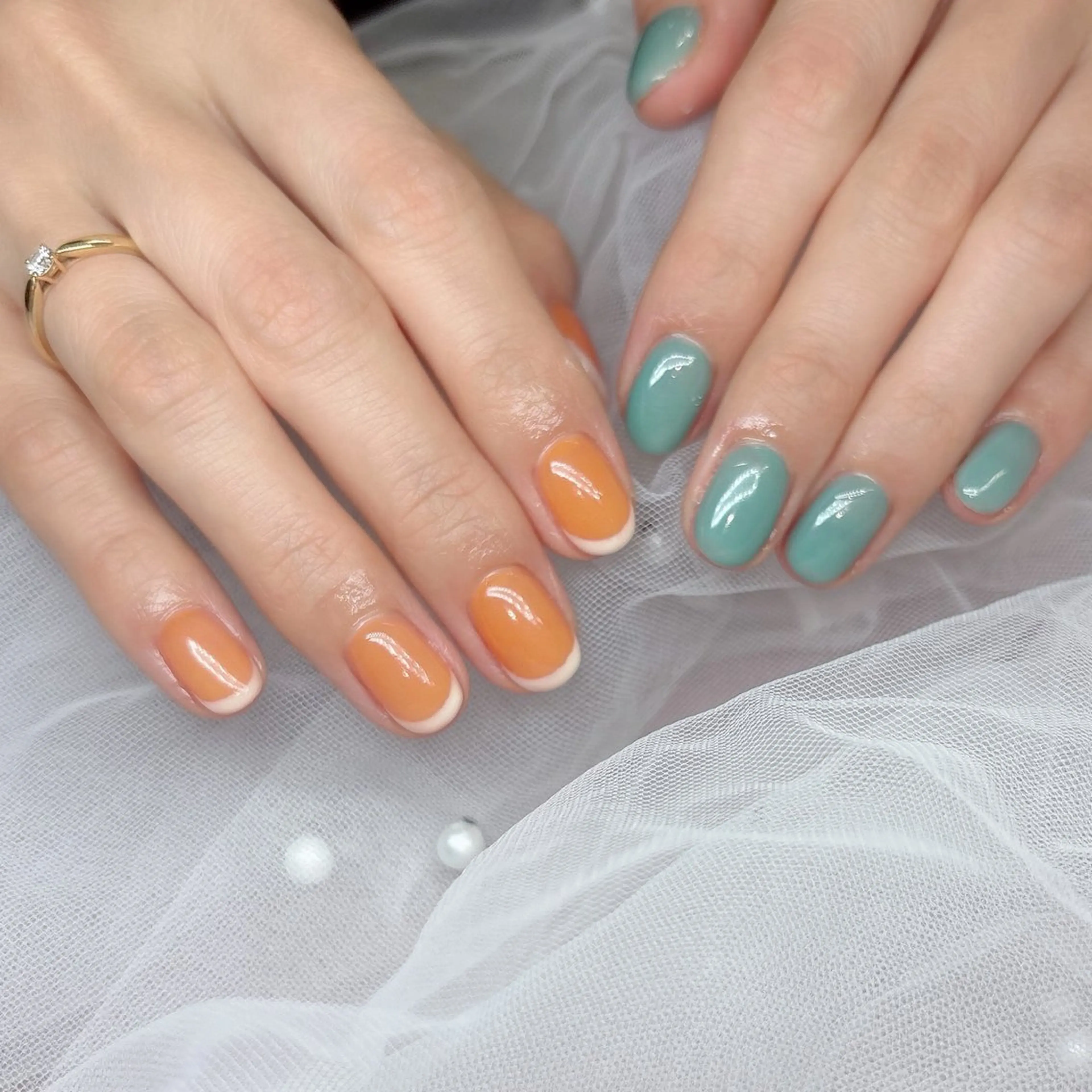 ネイル フレンチネイル ハンドネイル ハンドケア Epokku ネイルサロンのネイルデザイン