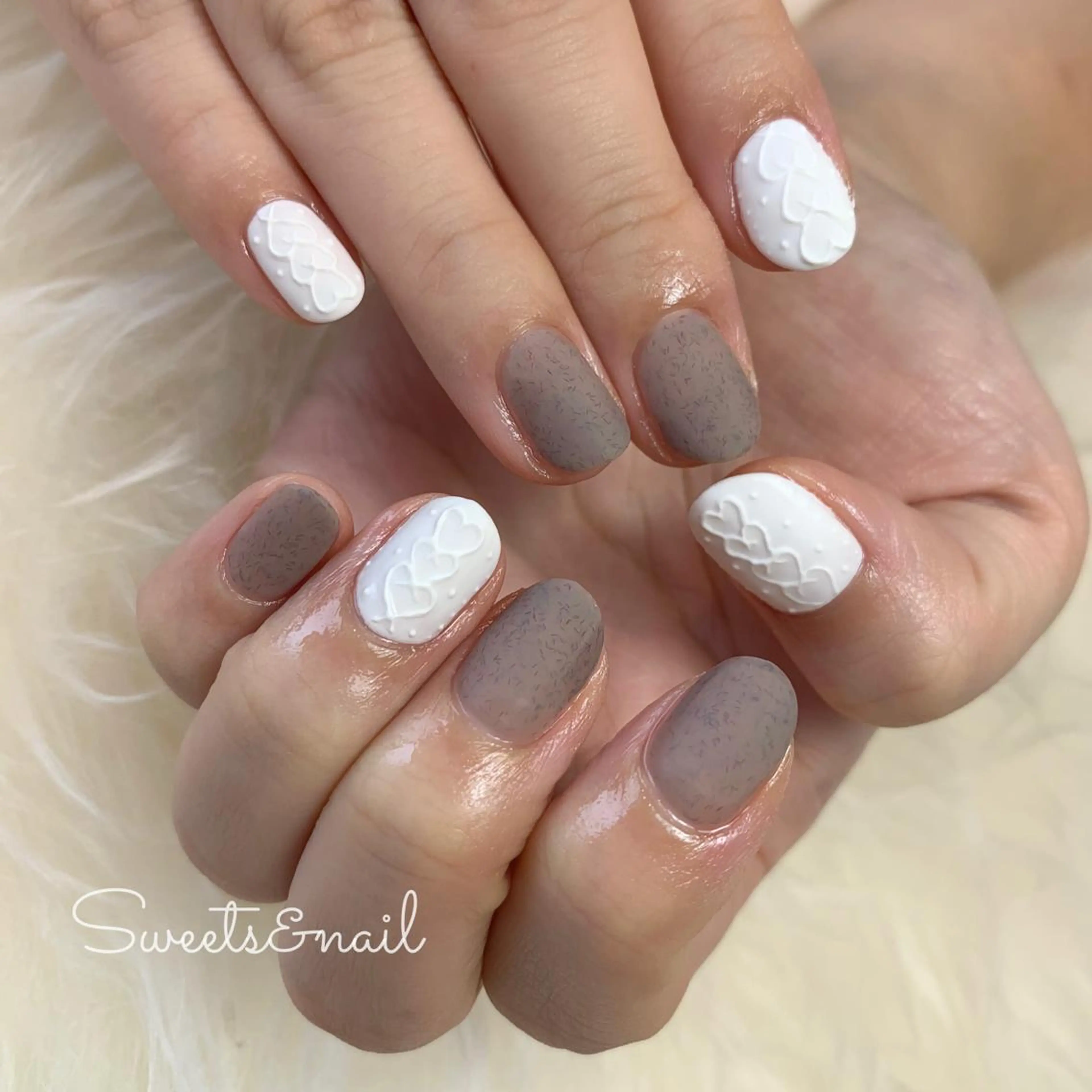 ネイル ハート Sweets＆ nail みなこのネイルデザイン