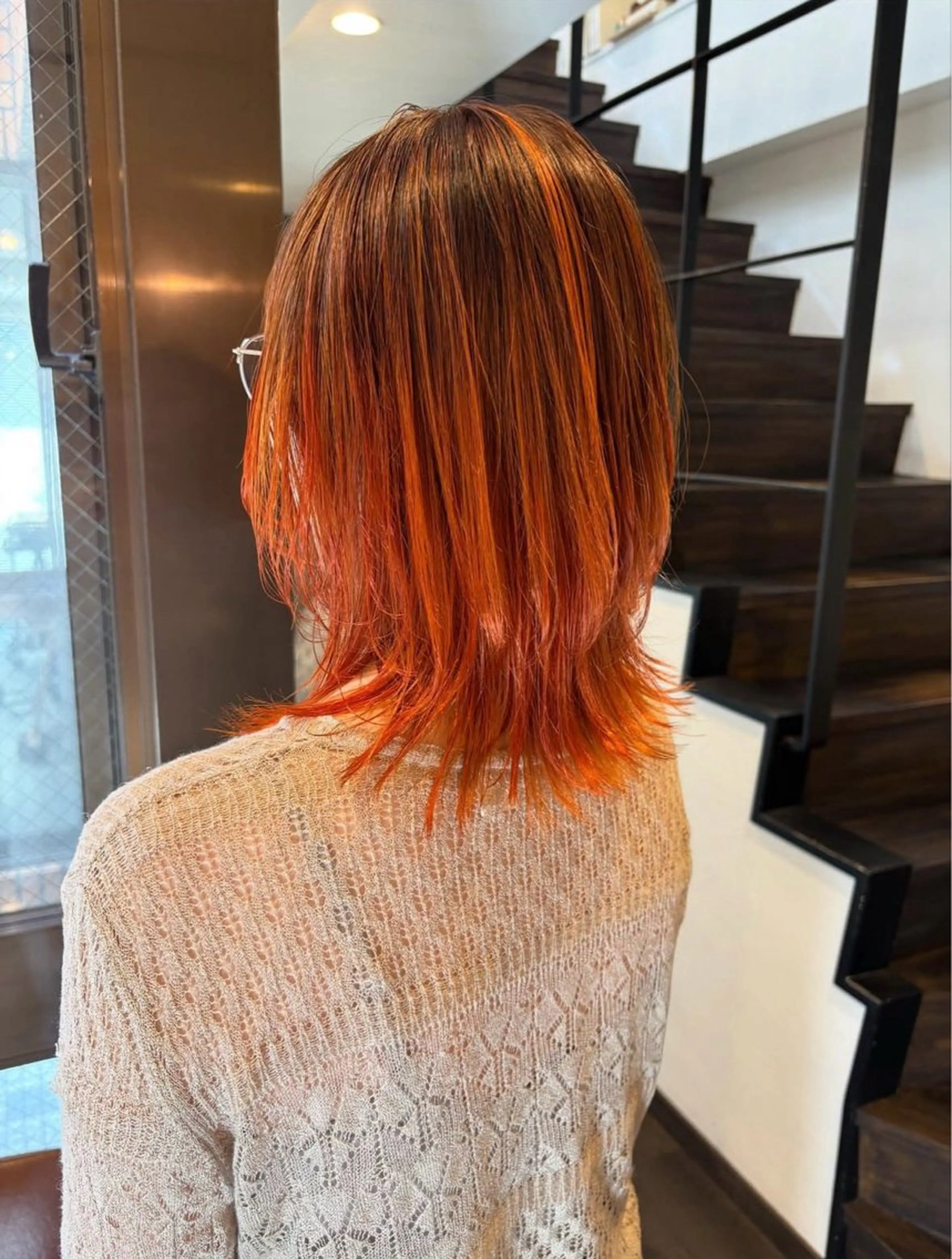 ミディアム カラー moanin モーニンのヘアスタイル