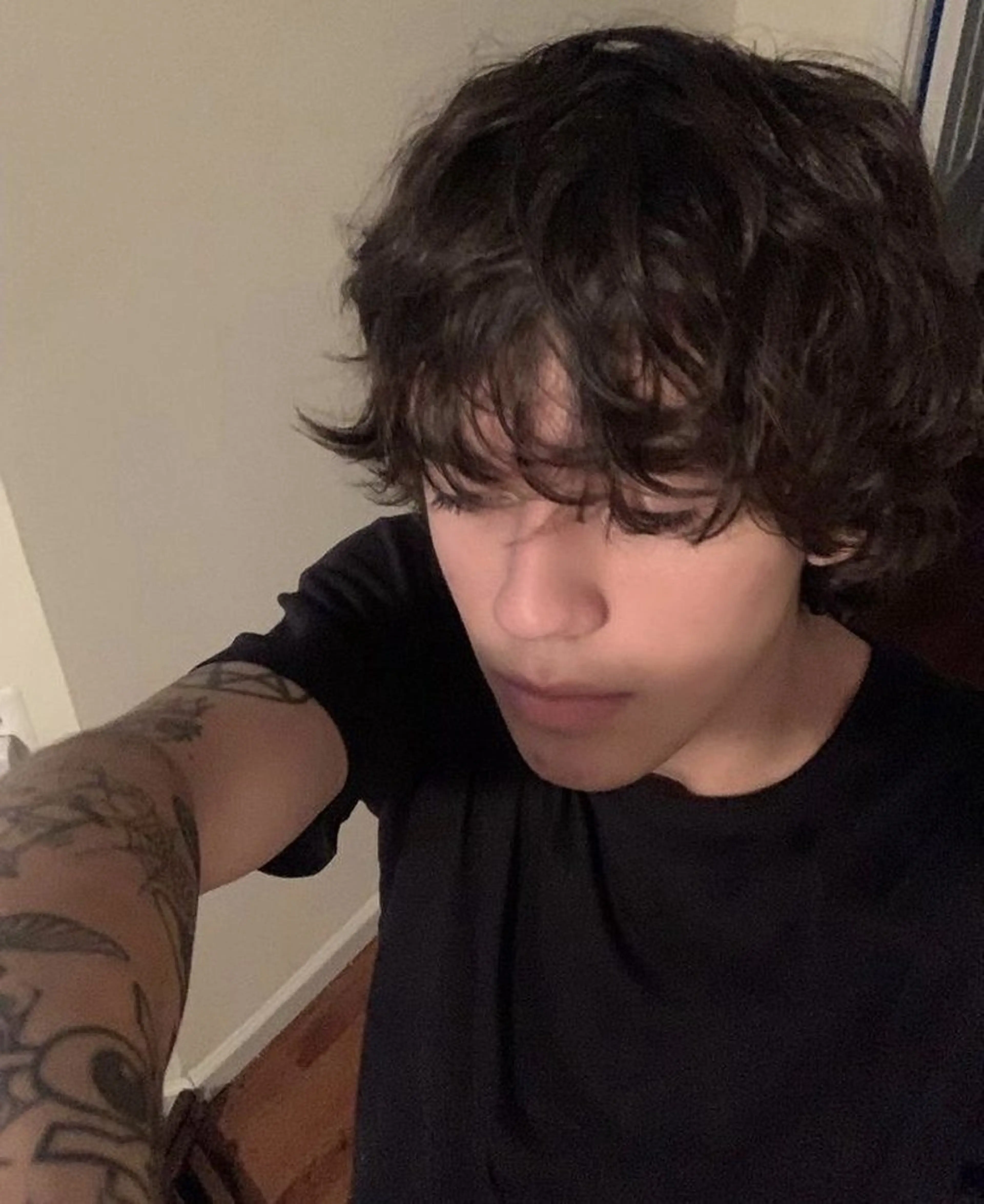 ミディアム パーマ メンズ 高橋 愛依のヘアスタイル