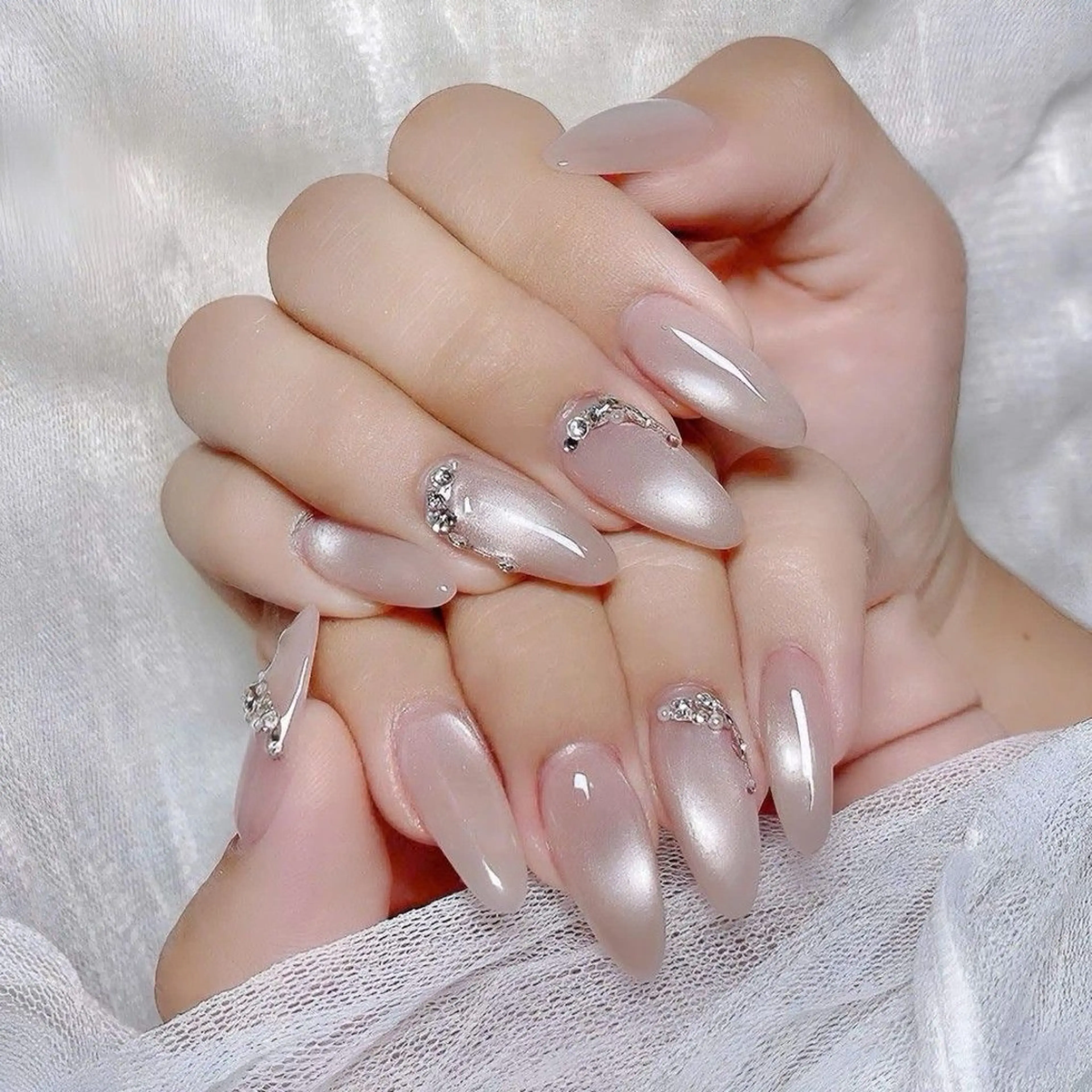 ネイル チークネイル フットネイル フレンチネイル グラデーション 韓国ネイル YUKI NAILのネイルデザイン
