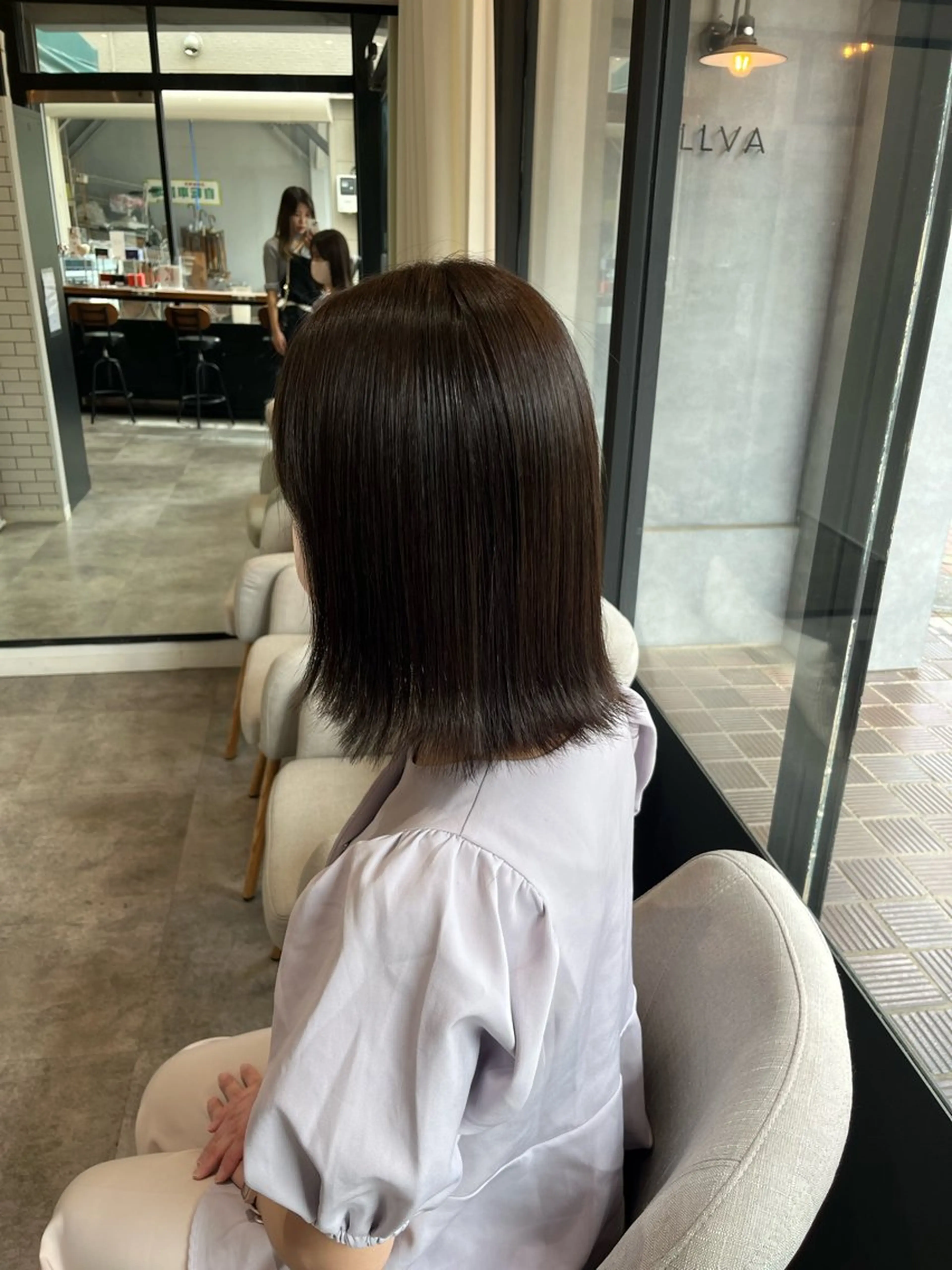 ショート カラー ベージュカラー オリーブベージュ ハッシュカット 韓国風ヘア 🌟カットモデル 募集中🌟りかのヘアスタイル