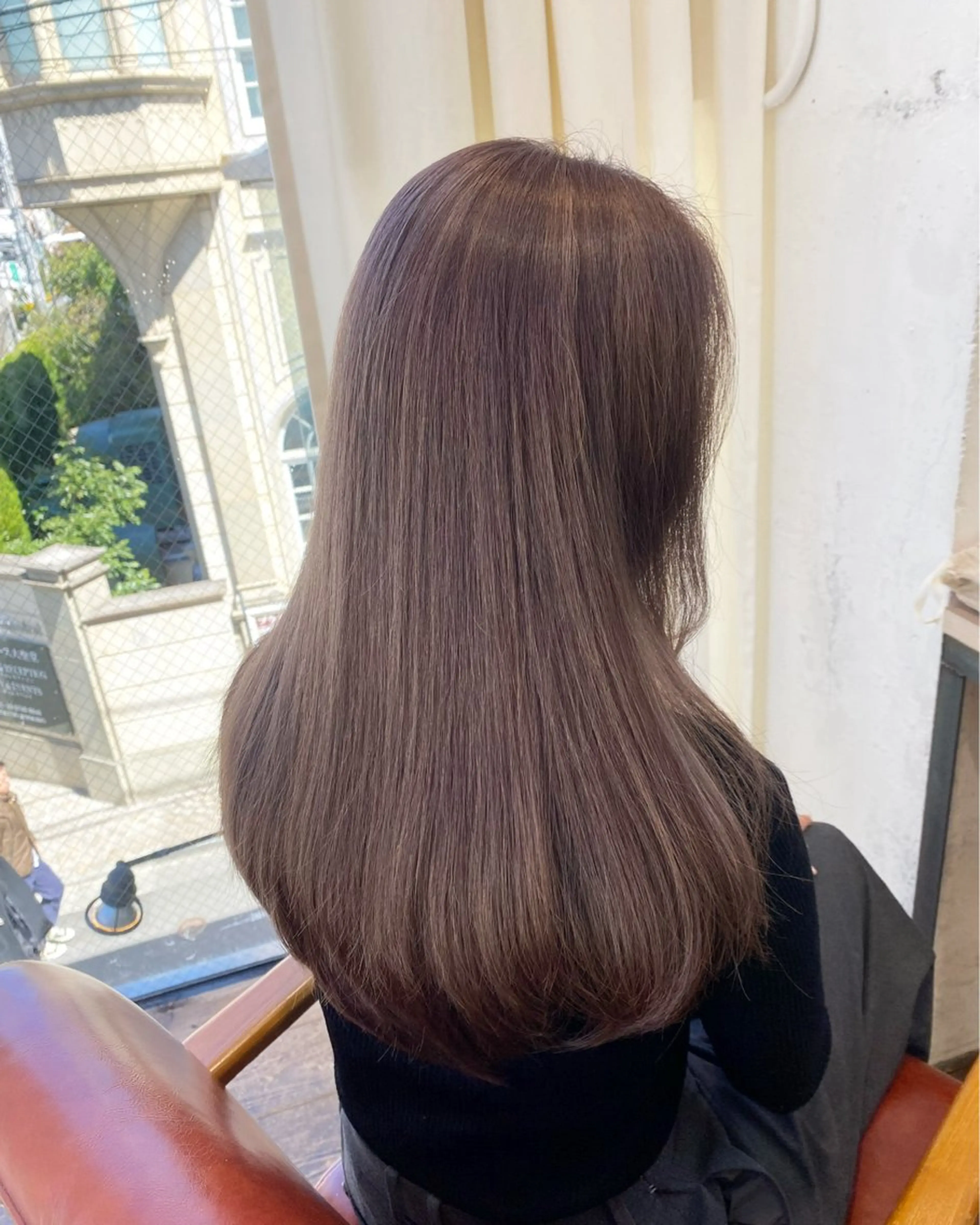 ロング カラー ヘアアレンジ ブリーチ トリートメント 暖色系/透明感 治野心のヘアスタイル