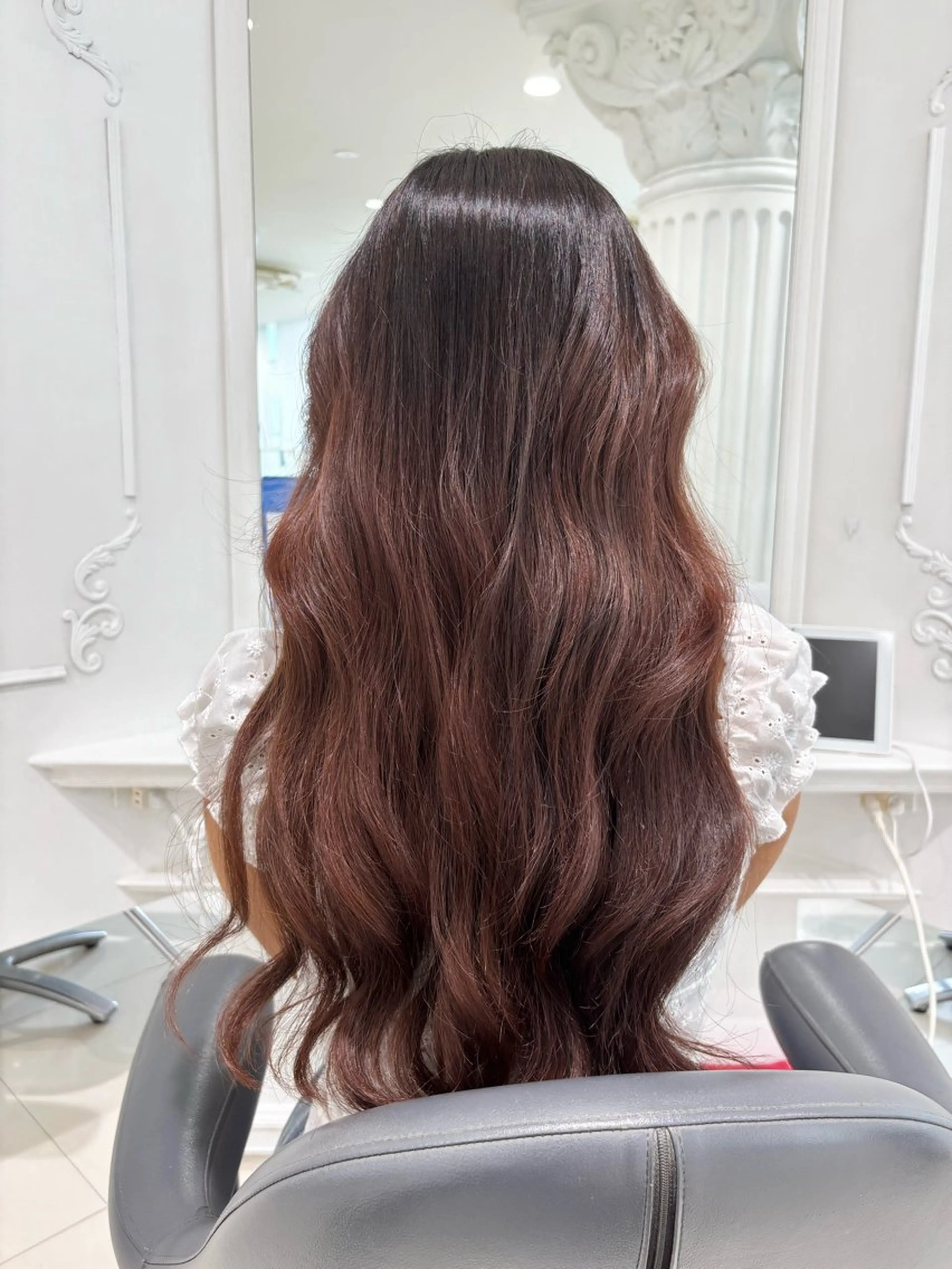 ロング カラー 米田 ハニーのヘアスタイル