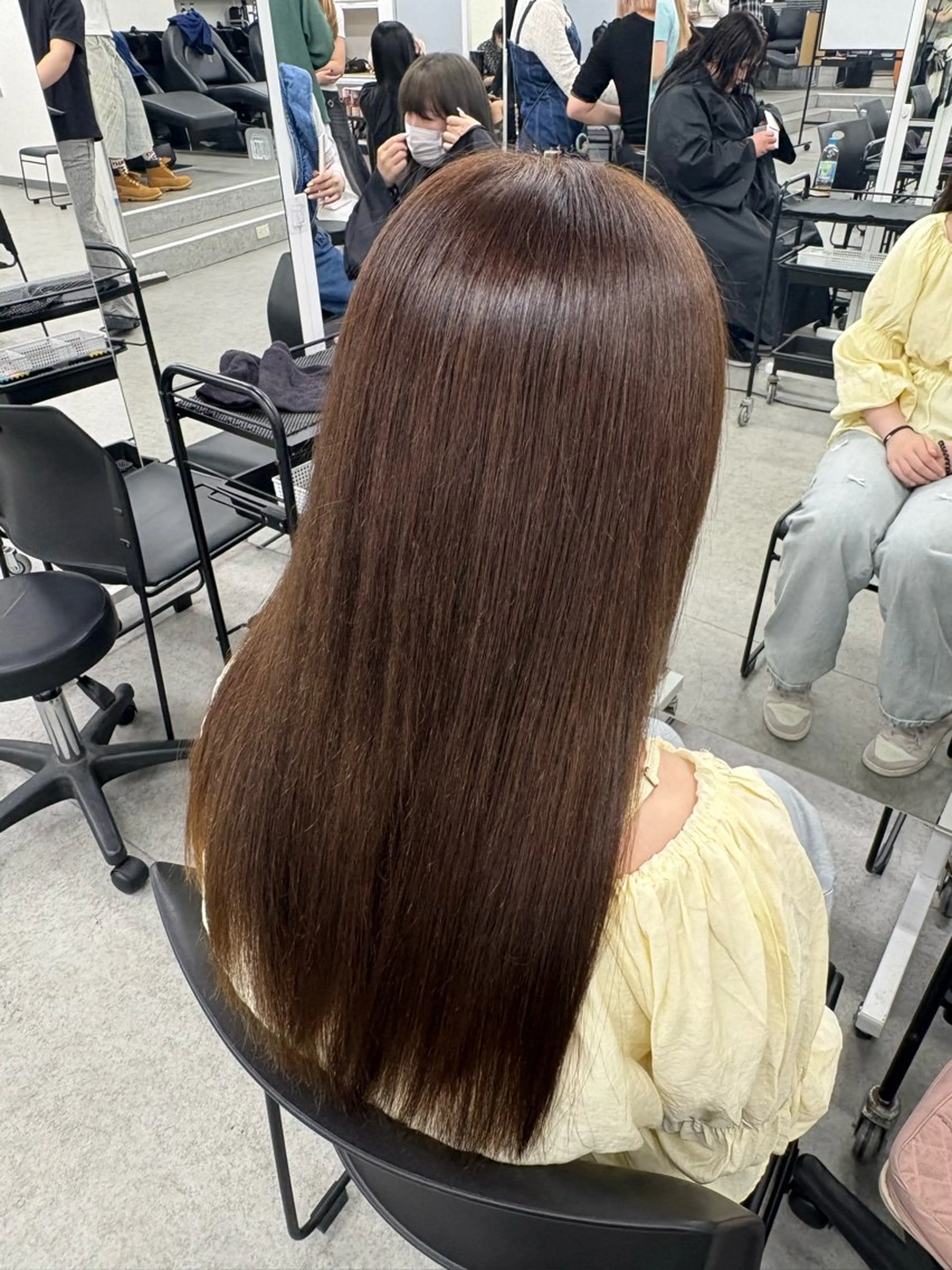 カラー ブラウンカラー オリーブブラウン ヘアカラー 💎寒色💎 HARUKAのヘアスタイル