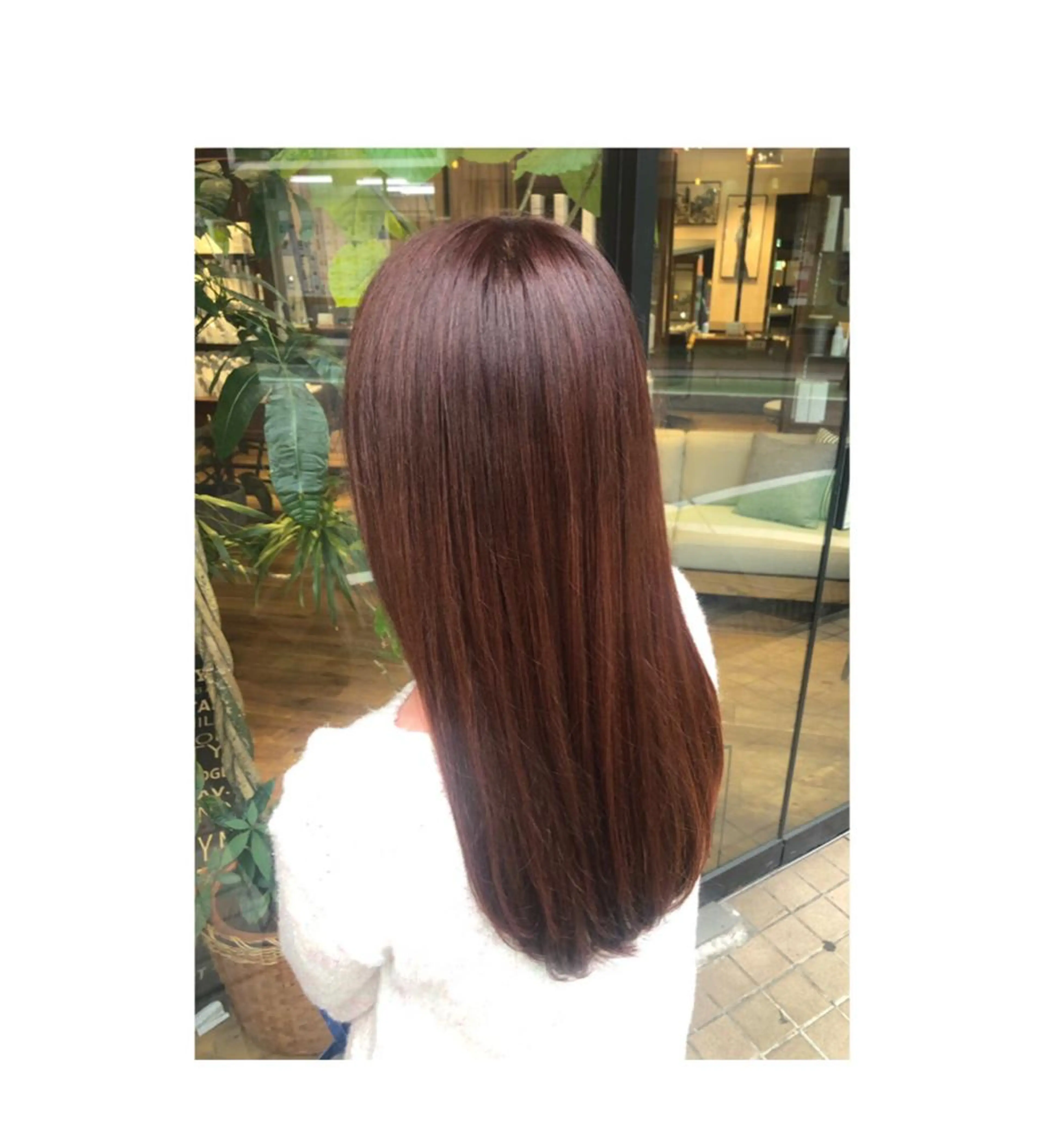 ロング カラー あらい なつみのヘアスタイル