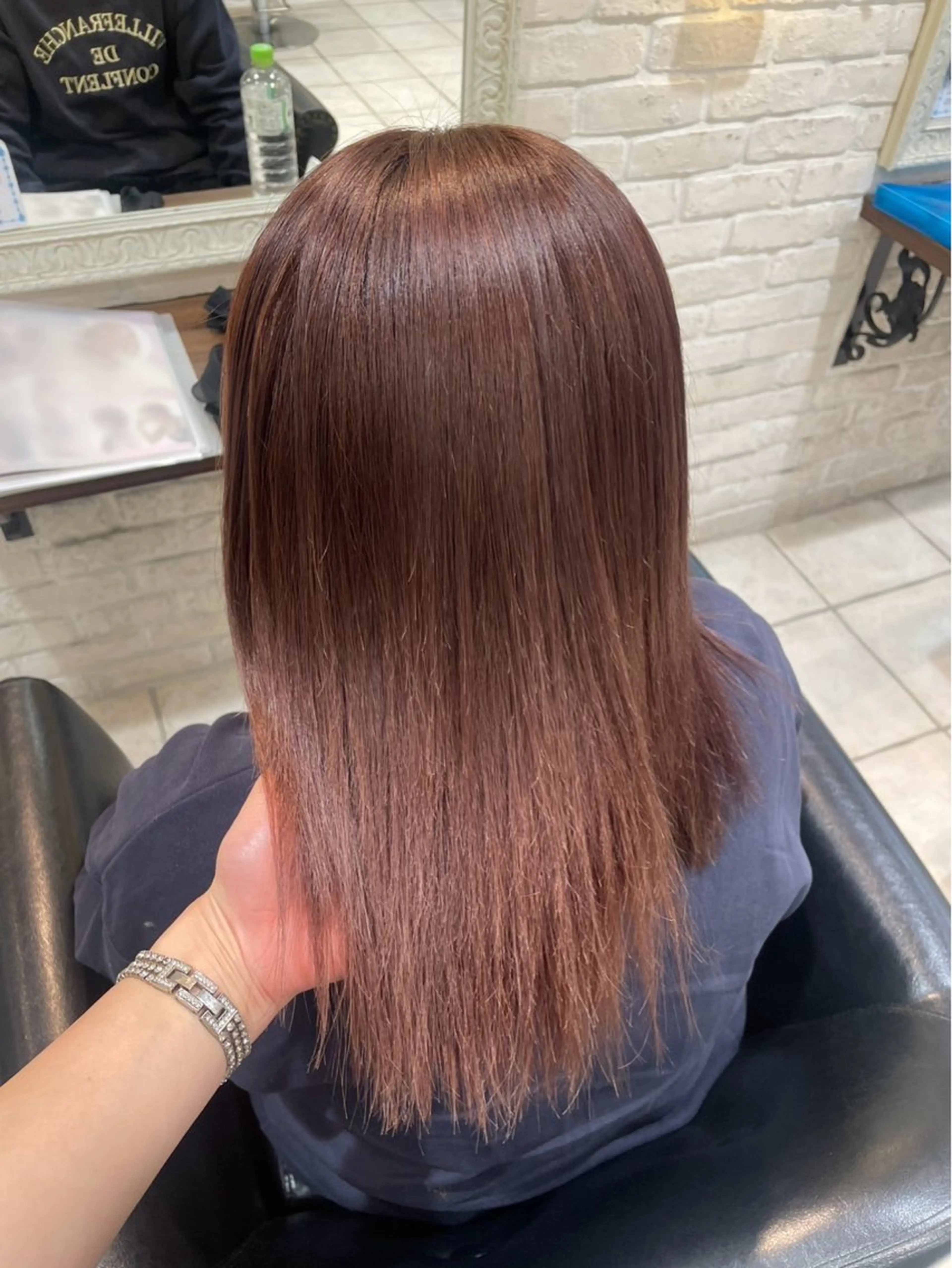 カラー ブリーチ ダブルカラー ブリーチなしカラー 🩵RIKO🩵 透明感カラー🫧のヘアスタイル