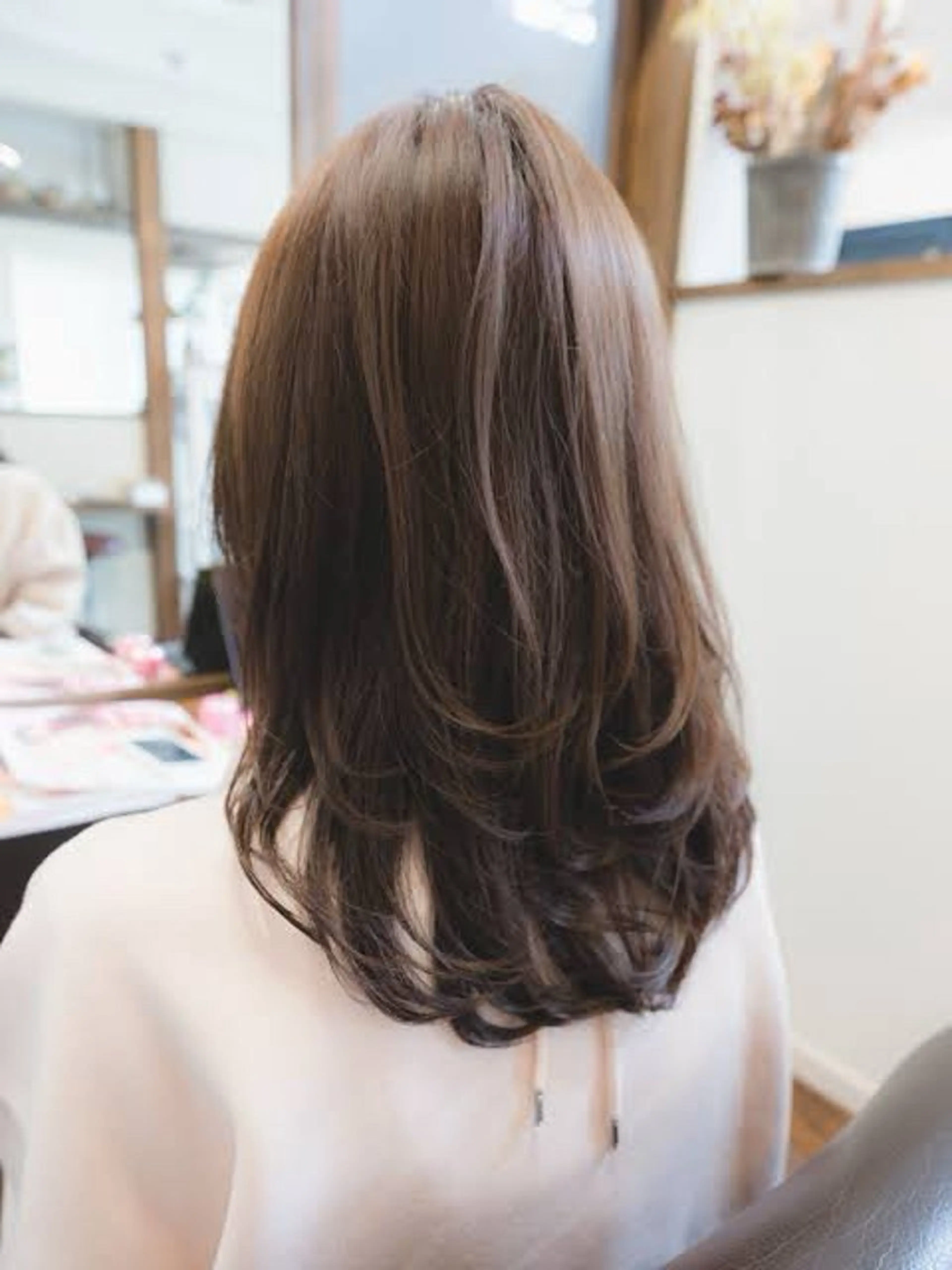 セミロング カット アミーベル🧸🧡 廿日市本店のヘアスタイル
