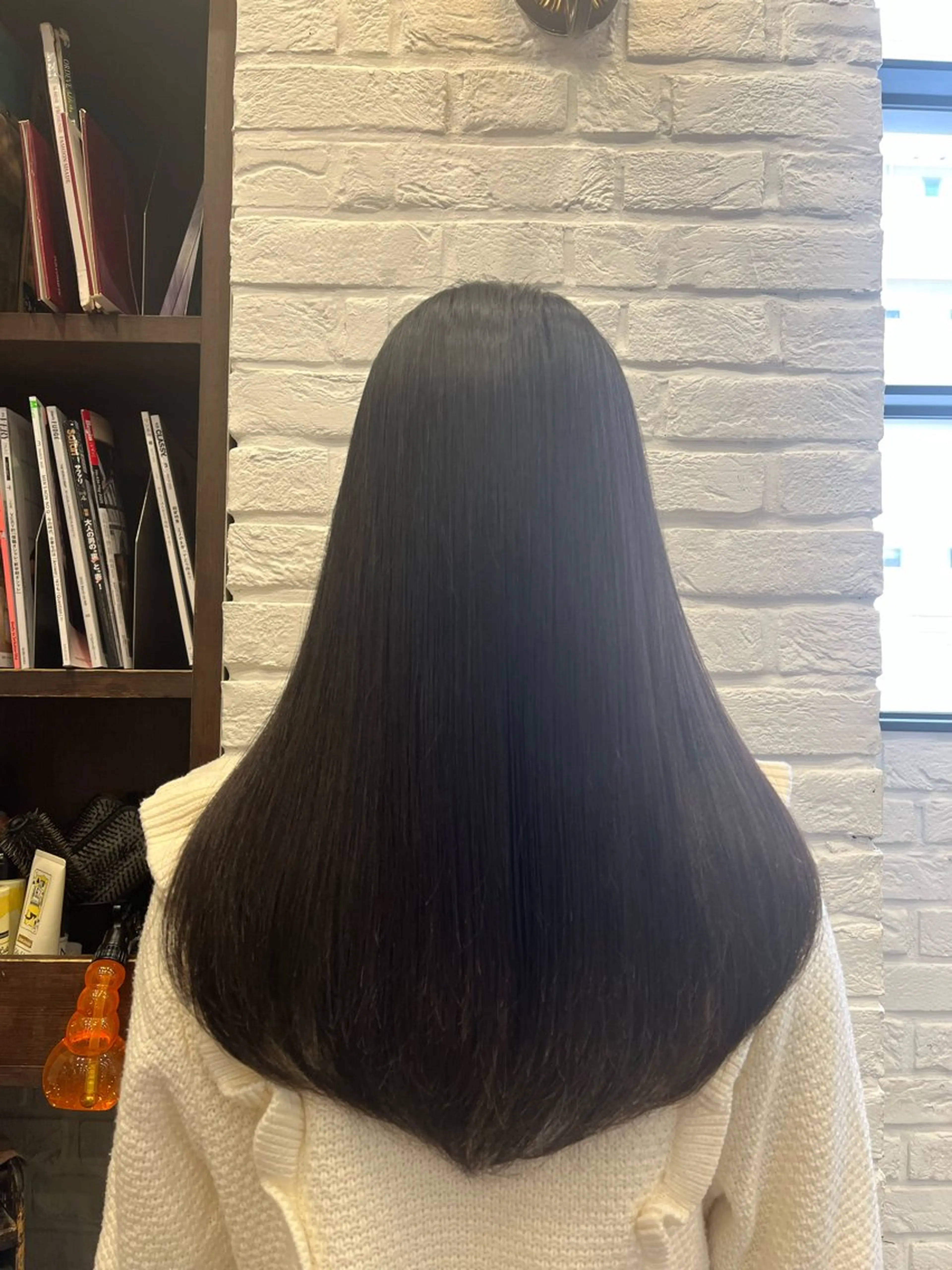 縮毛矯正の写真