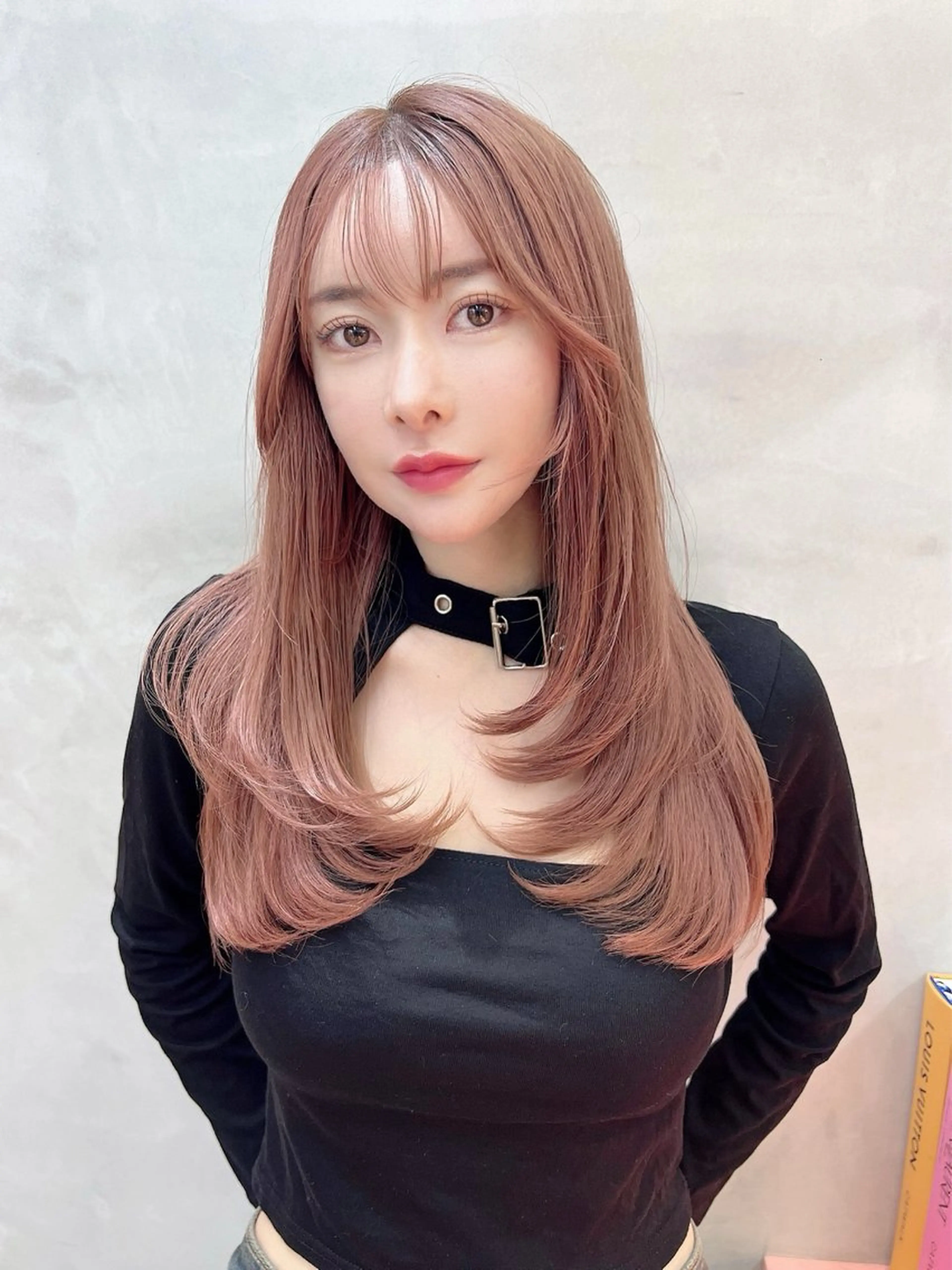 ロング カラー カット ヘアカラー トリートメント レイヤーカット /透明感カラー西田のヘアスタイル