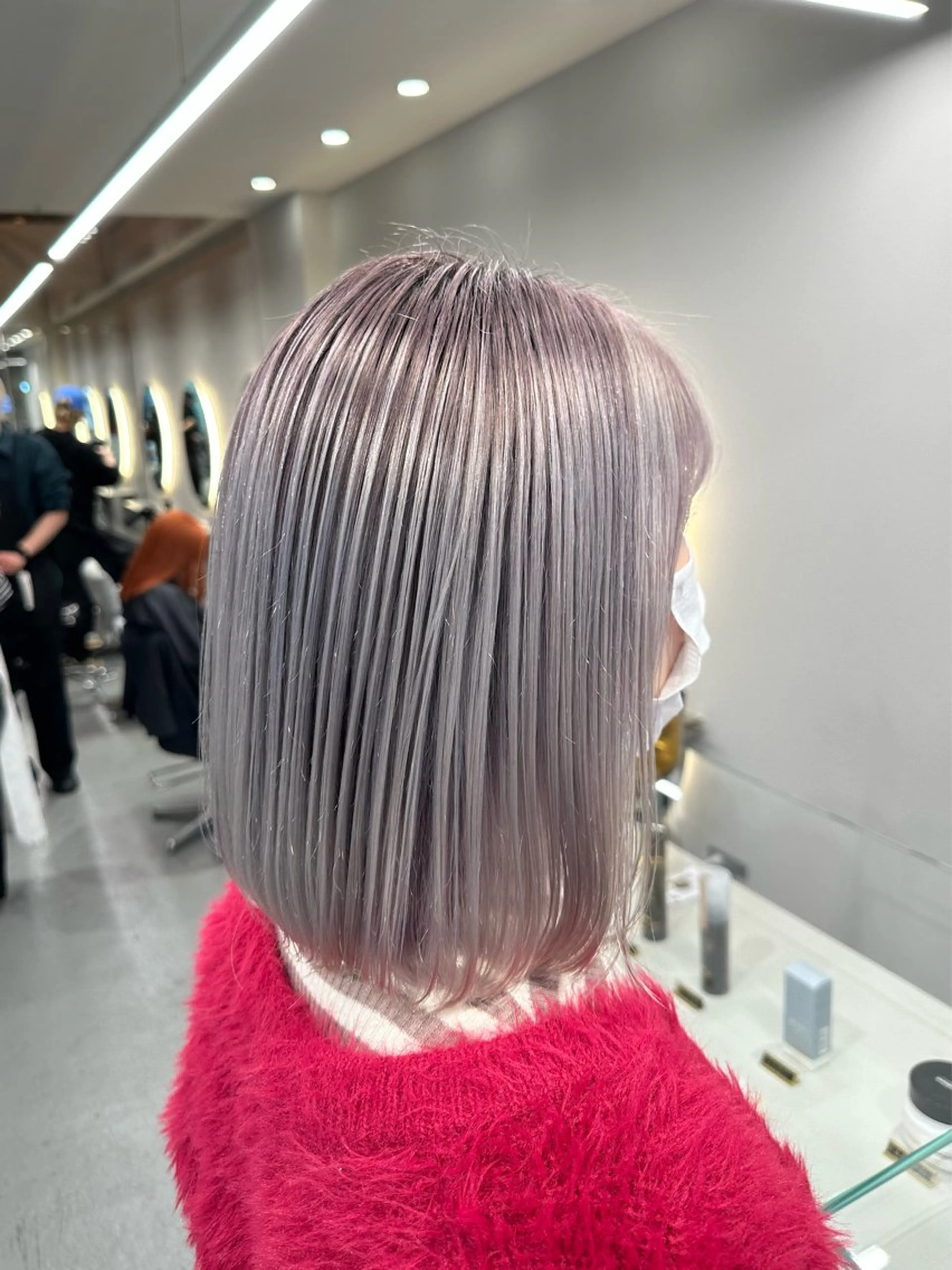 ミディアム カラー ヘアアレンジ ヘアカラー 原宿・デザインカラー YUI🤍ྀིのヘアスタイル