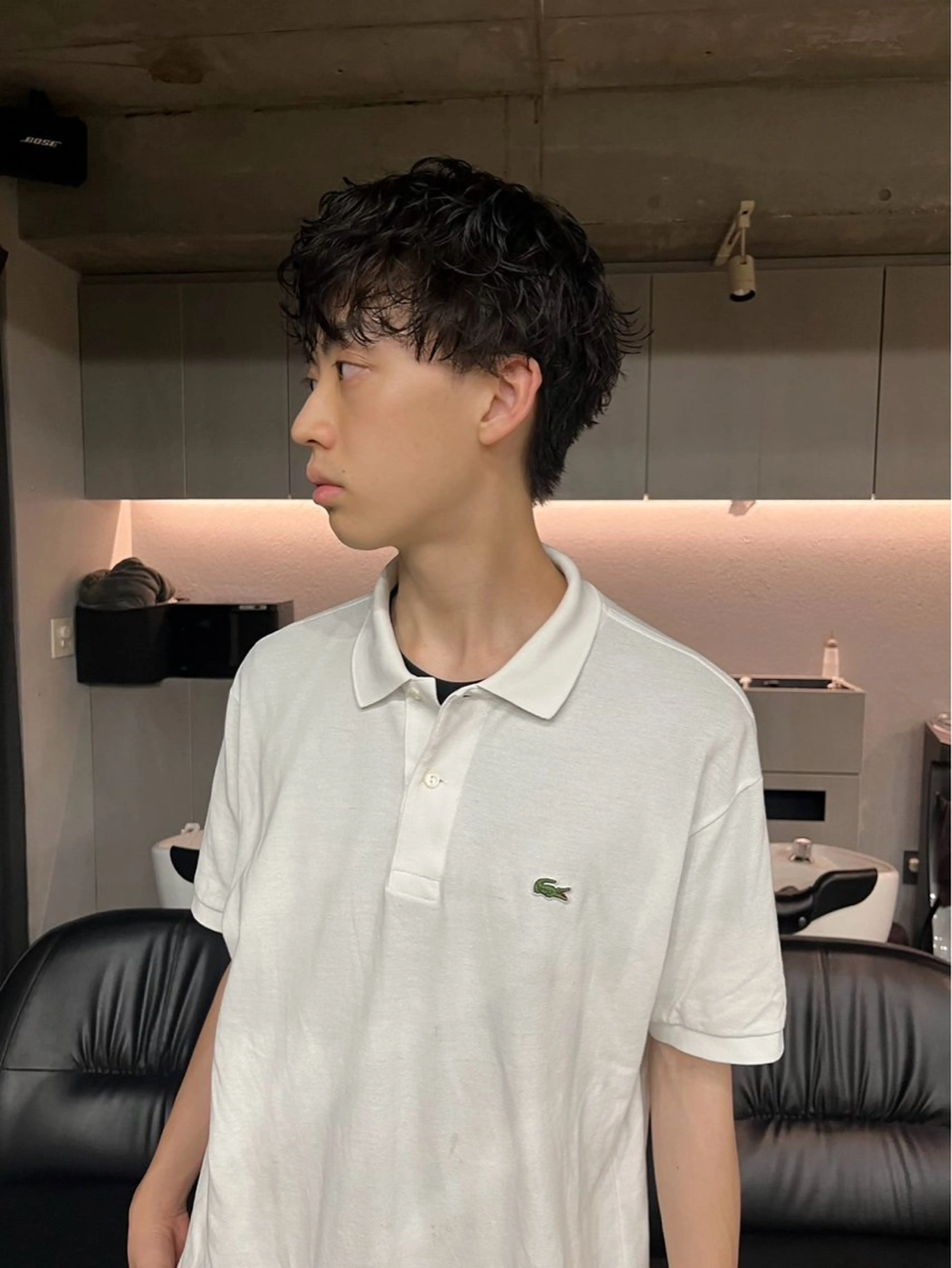 パーマ メンズ 縮毛矯正/スパイラル パーマ/表参道のヘアスタイル