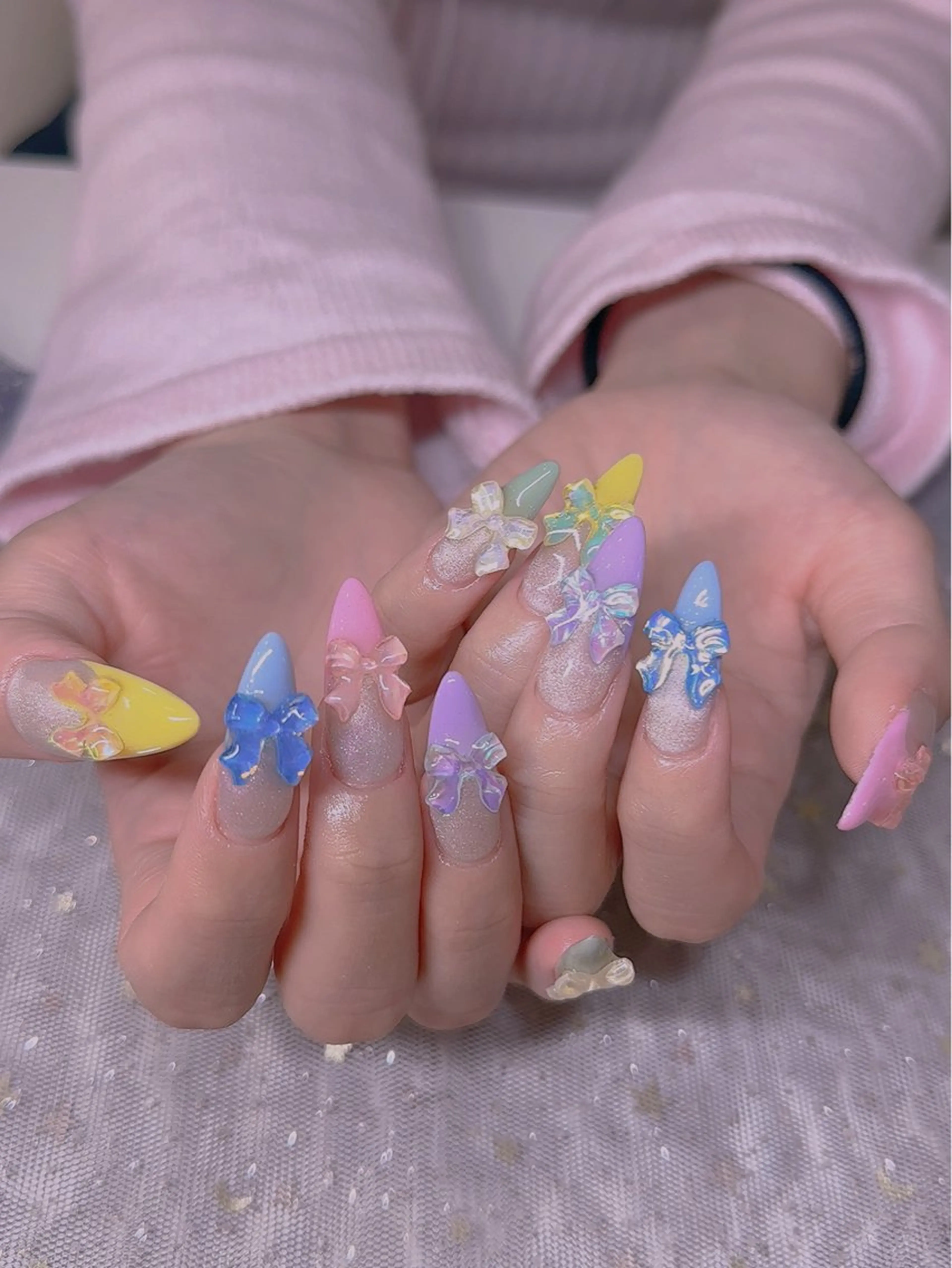 ネイル 長さだし専門店 M2　rikaのネイルデザイン