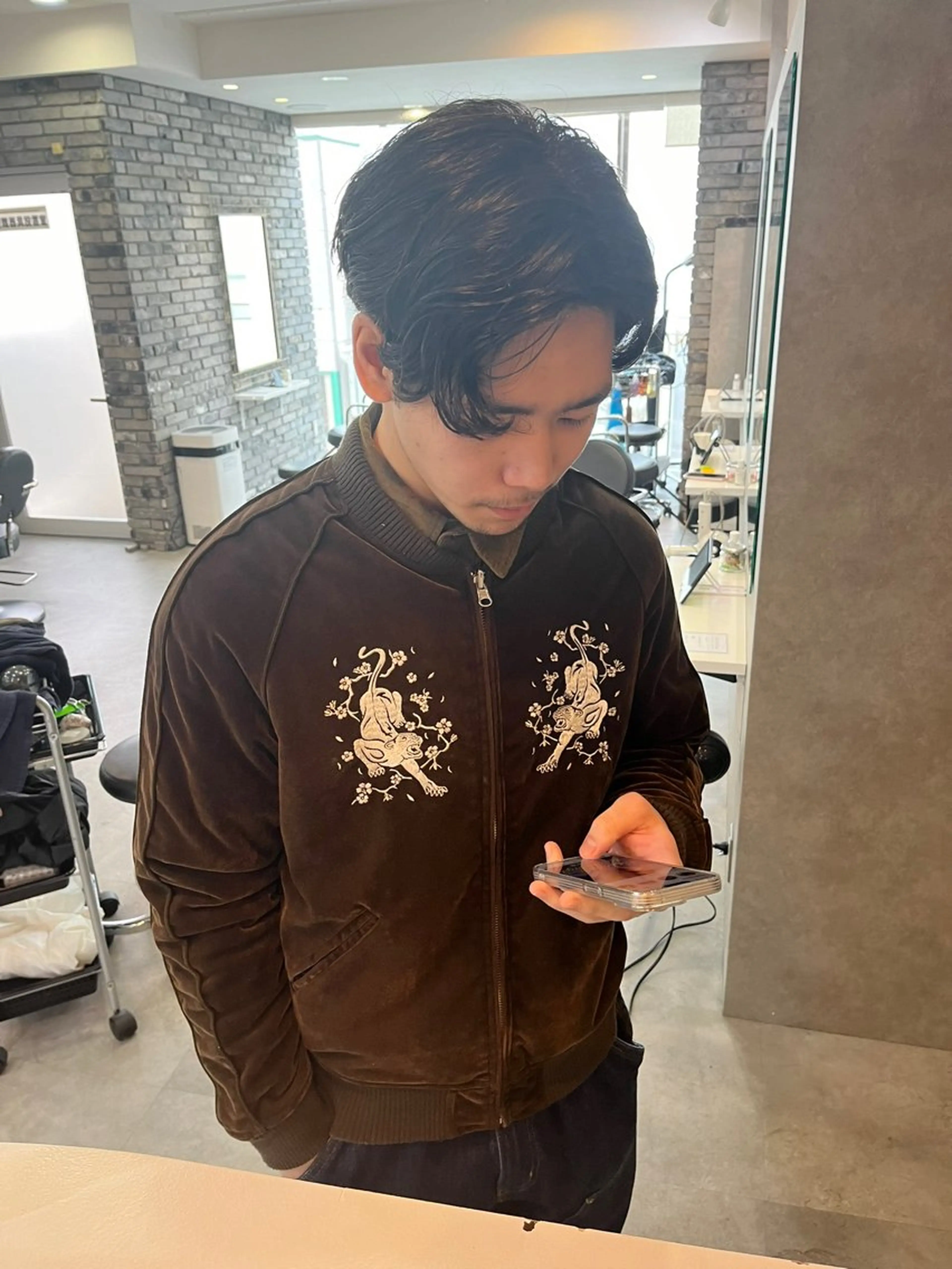 メンズ ロエ平尾山荘所属・平尾/高宮/艶カラー /ハイライト/綜一郎のヘアスタイル