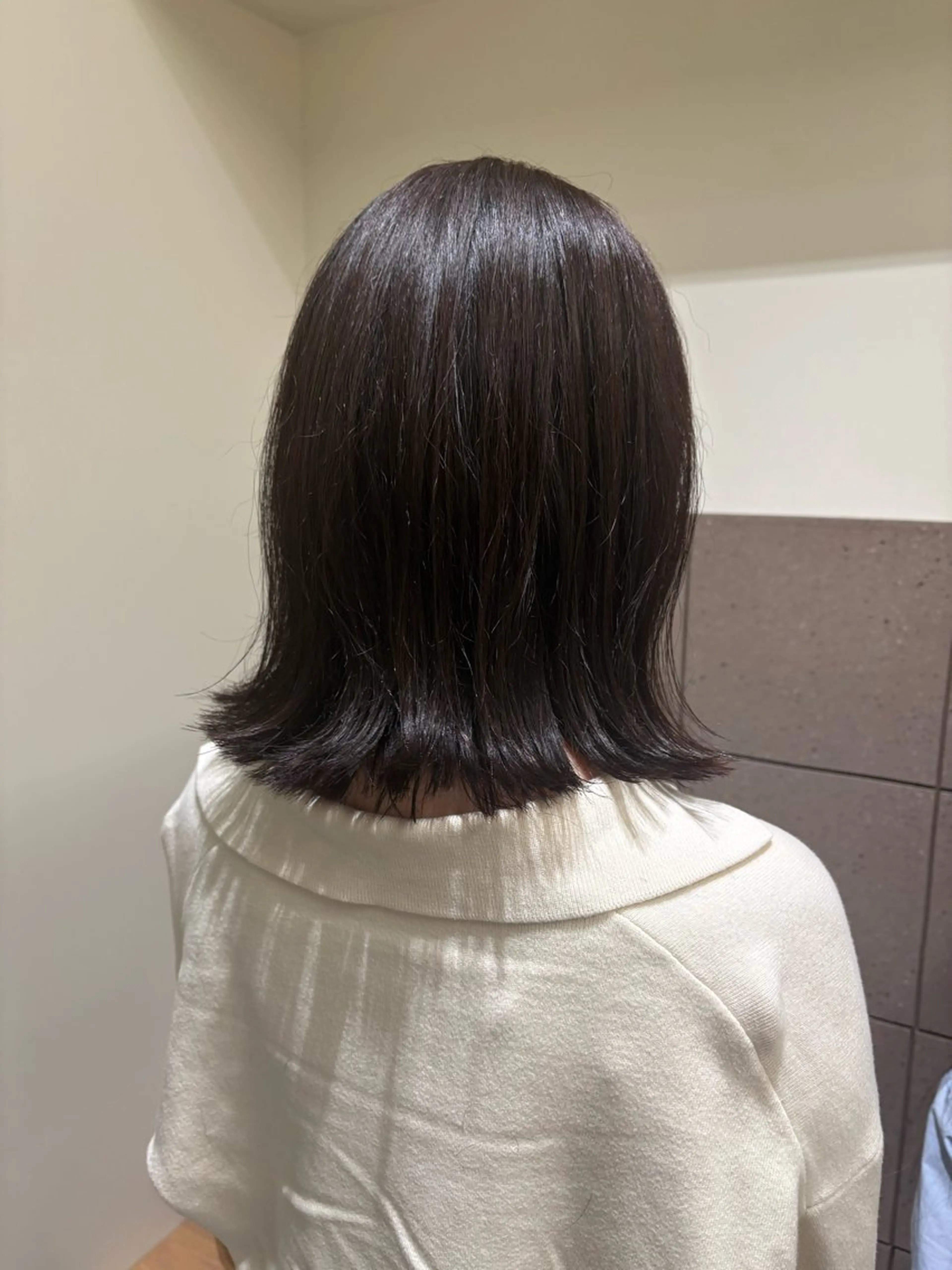 セミロング カラー カット ヘアカラー トリートメント natsuki /HUIのヘアスタイル