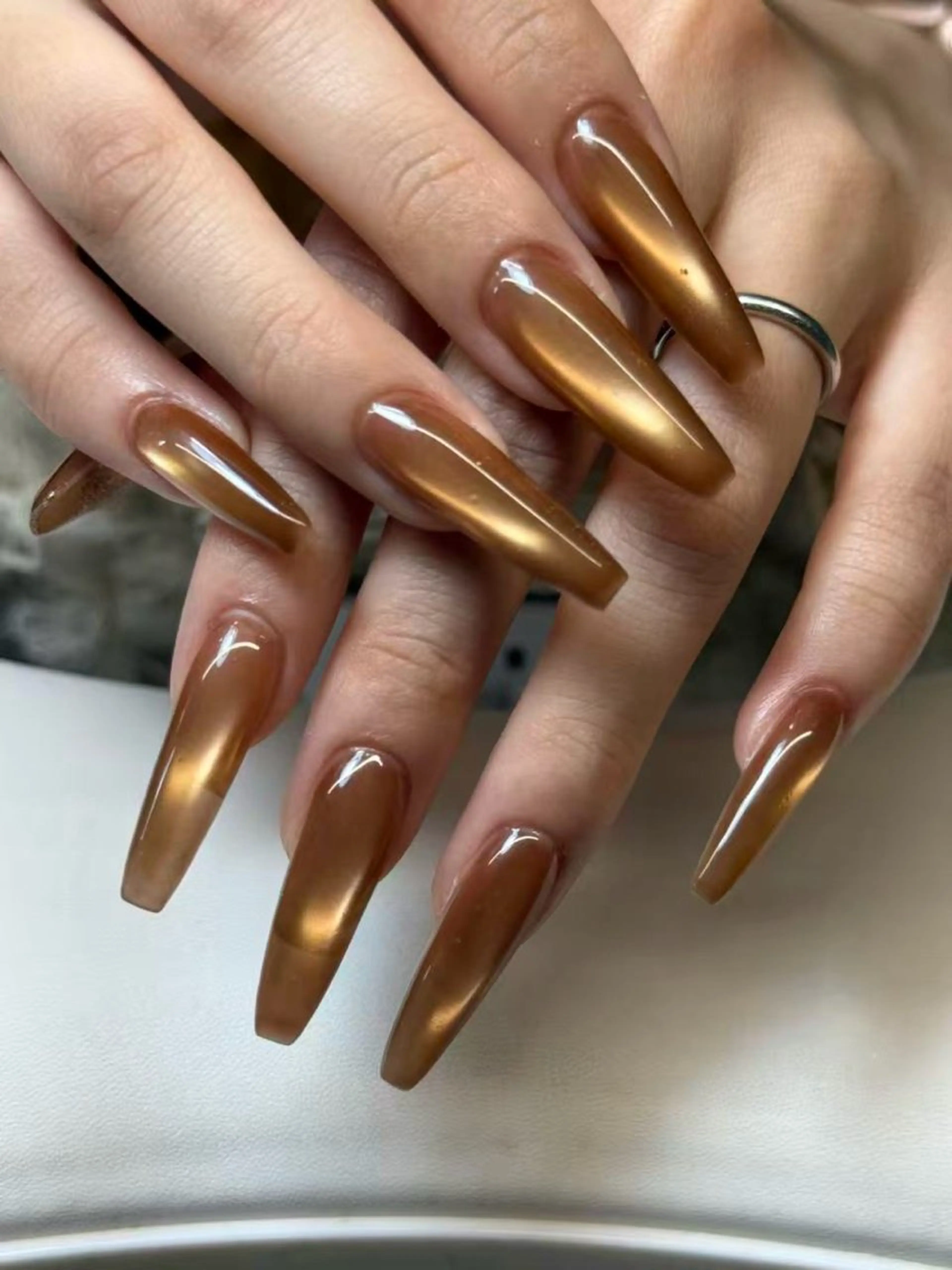 ネイル アートネイル チークネイル 長さ出し マグネットネイル 持ち込み 長出し専門店🎀 HARO💕Nailのネイルデザイン