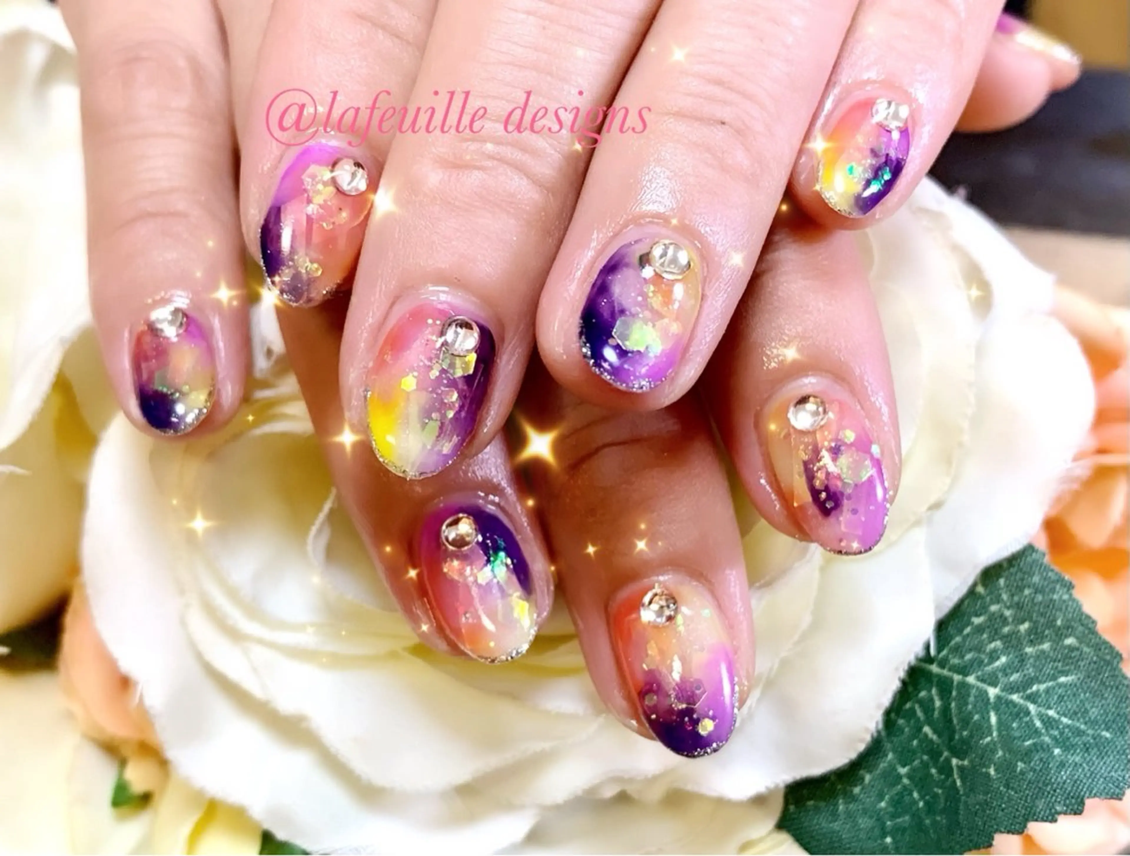 ネイル サロンドラフィーユ LAFEUILLEのネイルデザイン