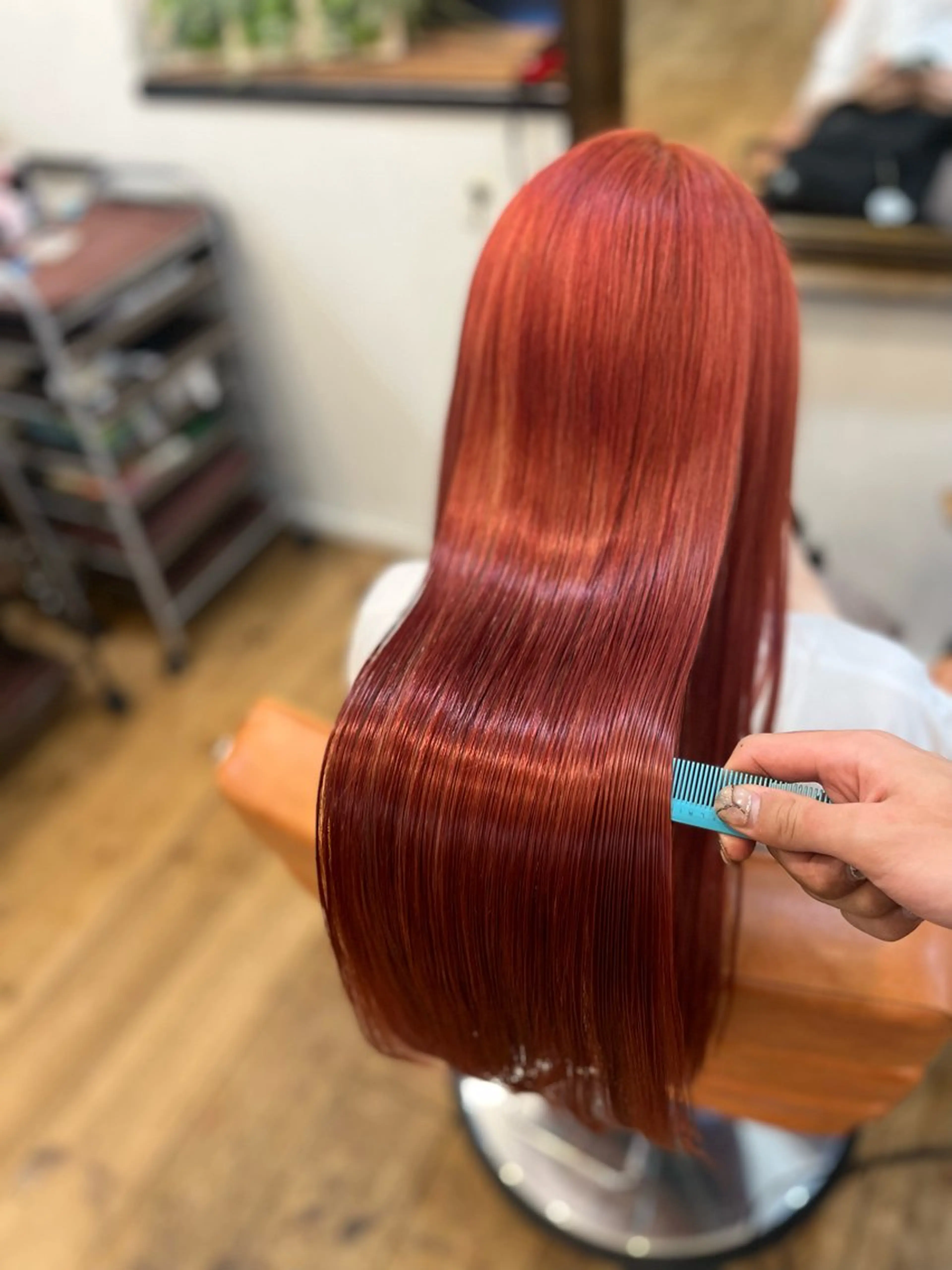 ロング ⚪️髪質改善 縮毛 店長 コウ⚪️のヘアスタイル