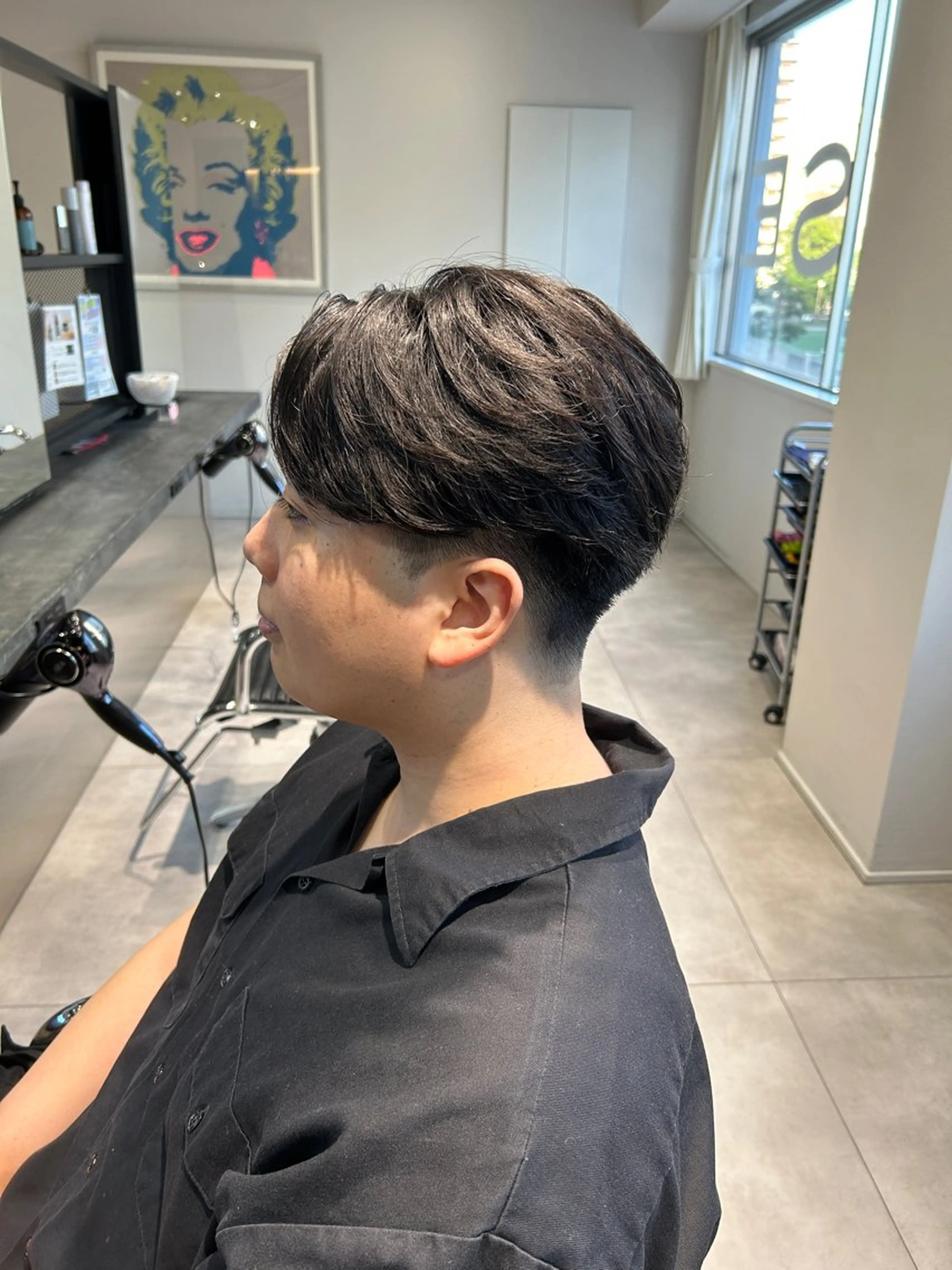 ショート ショートヘア カット パーマ メンズ特化🔥再現度 高カット/パーマ/元のヘアスタイル