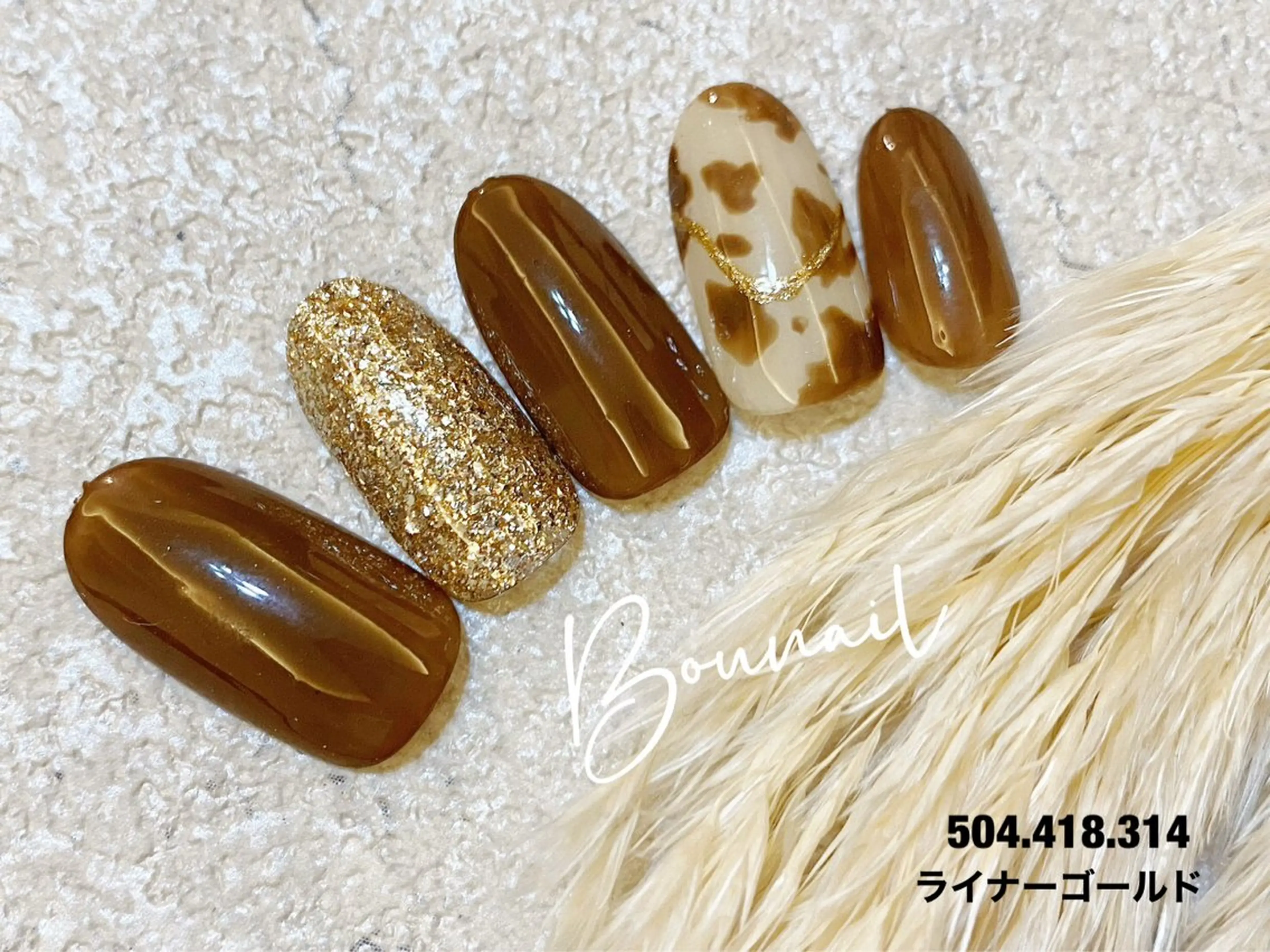 ネイル BOUNAIL 藤原のネイルデザイン