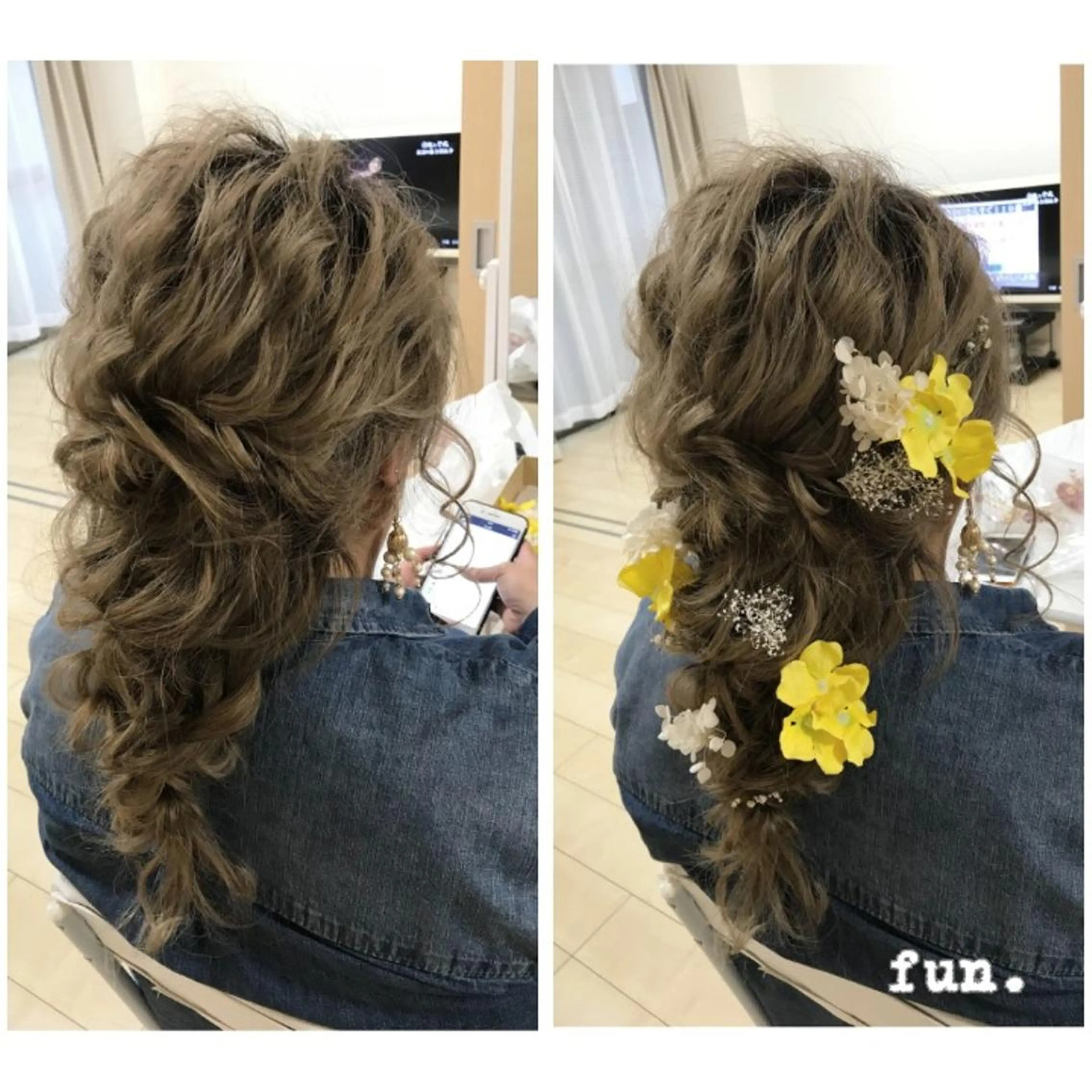 ロング ヘアアレンジ fun./ヘアセット /エクステ/着付のその他イメージ