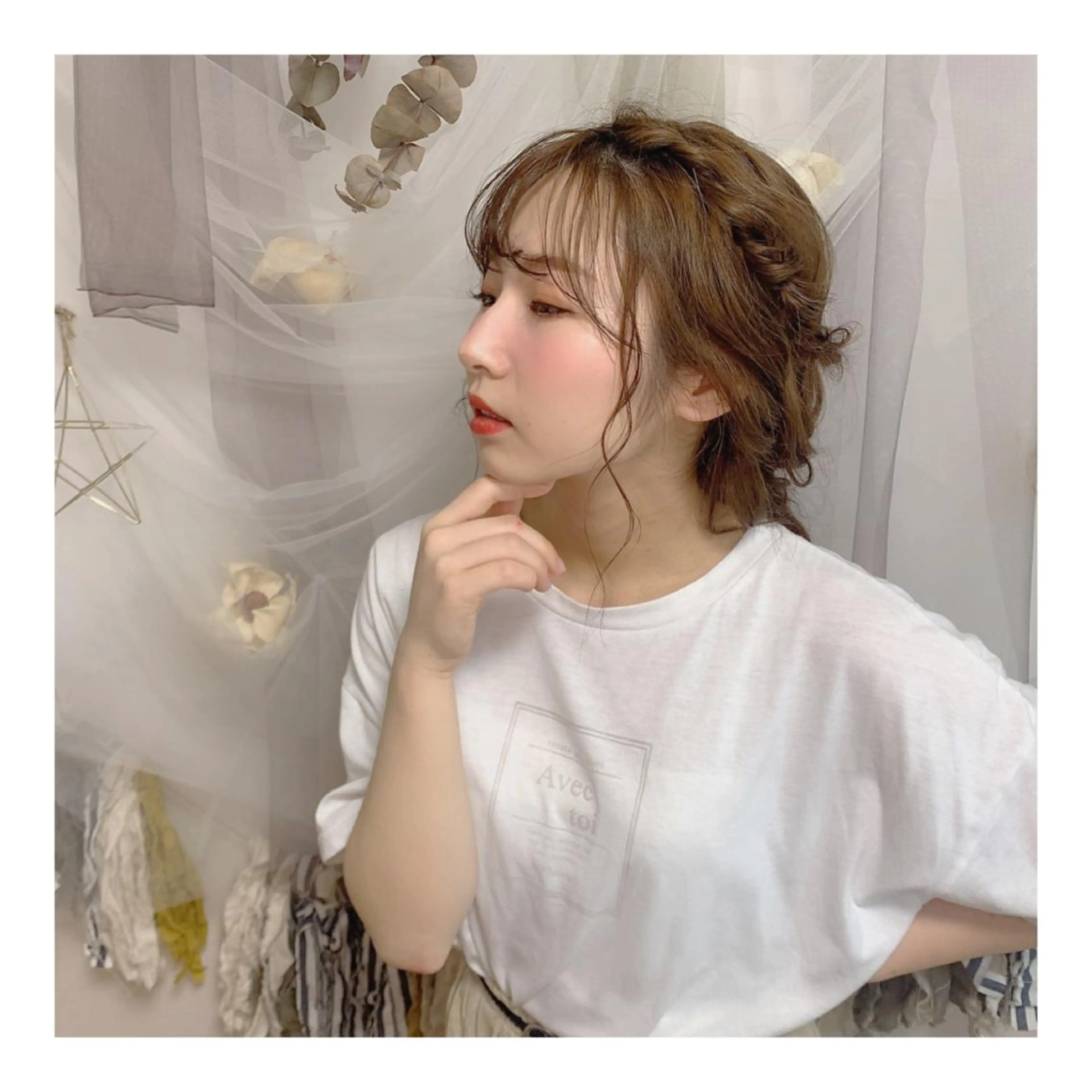 【眉毛・目元・チーク・リップ】デート前やお出かけ前の、ポイントメイク💄の写真