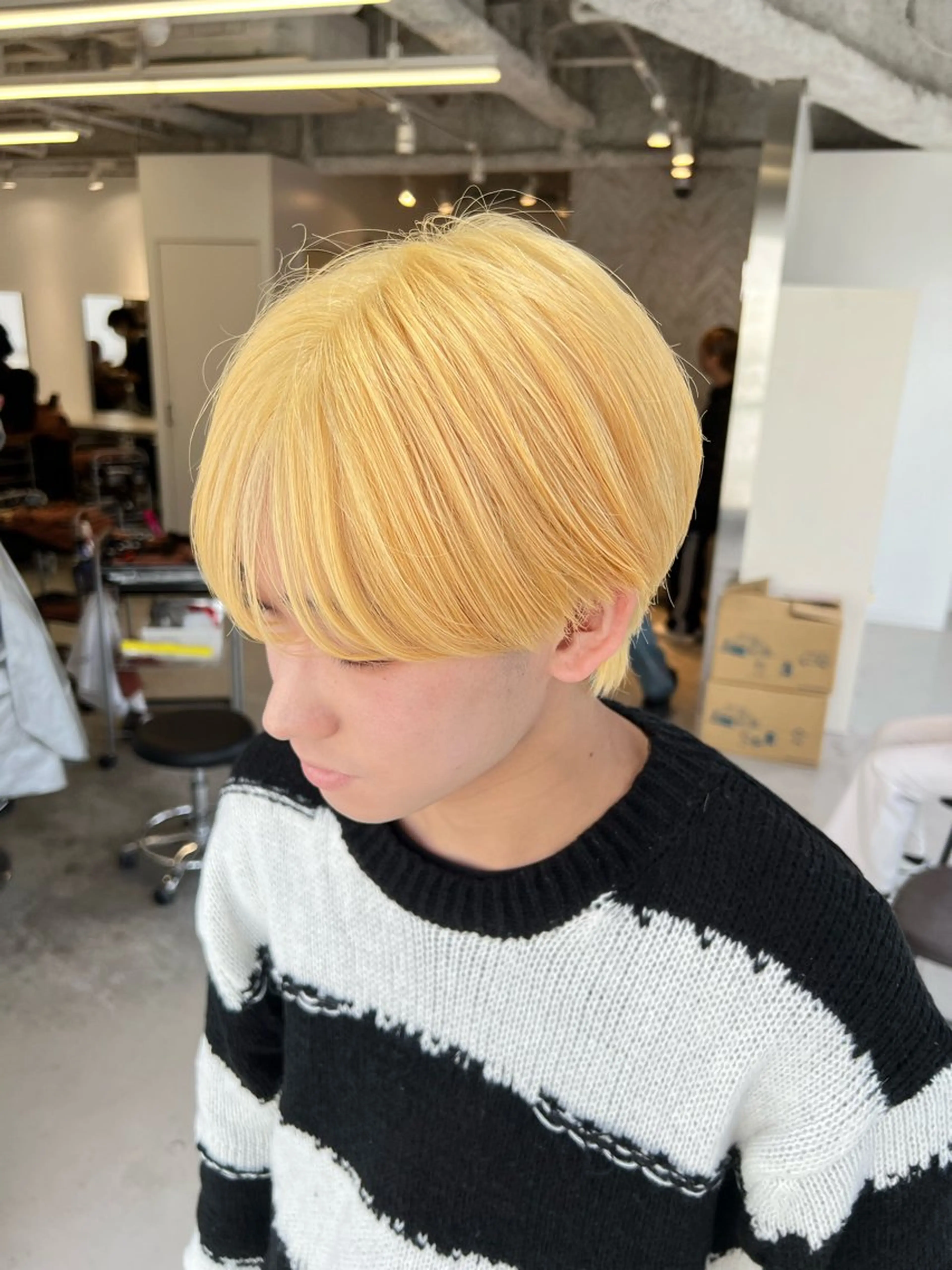 ショート ヘアカラー 【副店長】DAYS 2nd 久木山湧也のヘアスタイル