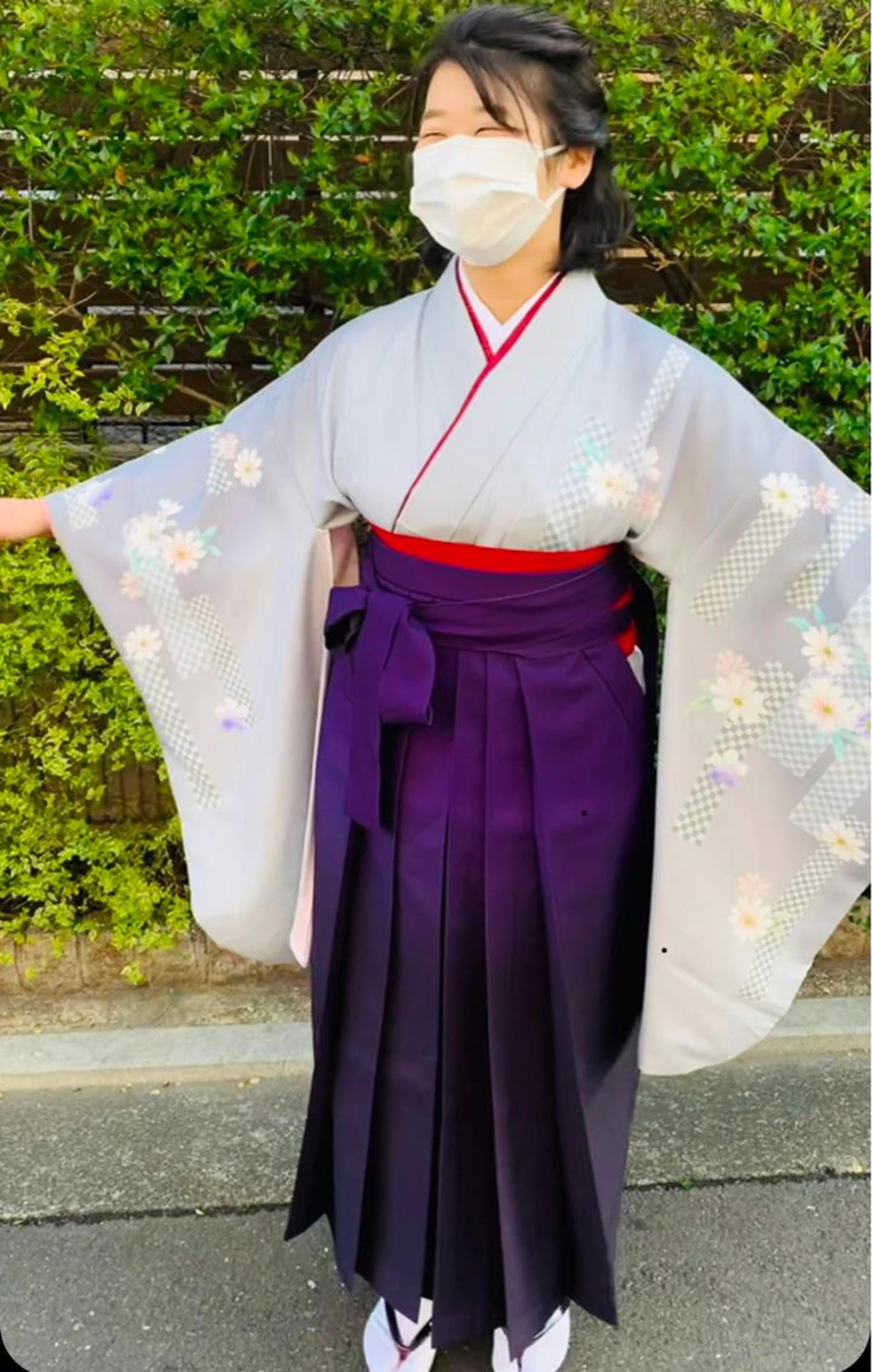 卒業式🌸袴着付のみ【早朝料金込み】の写真