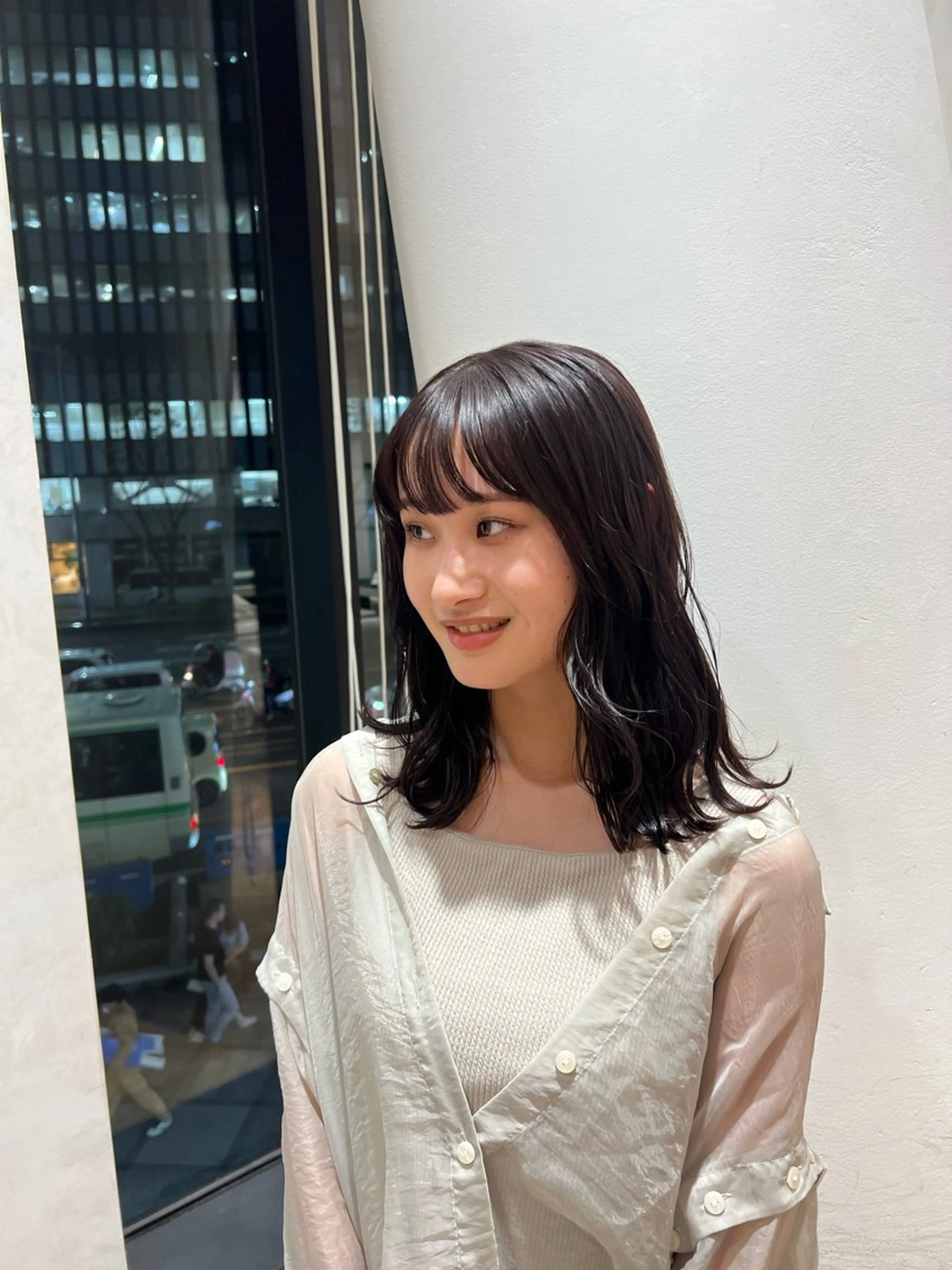 ミディアム 似合わせ/レイヤー 💟SAEのヘアスタイル