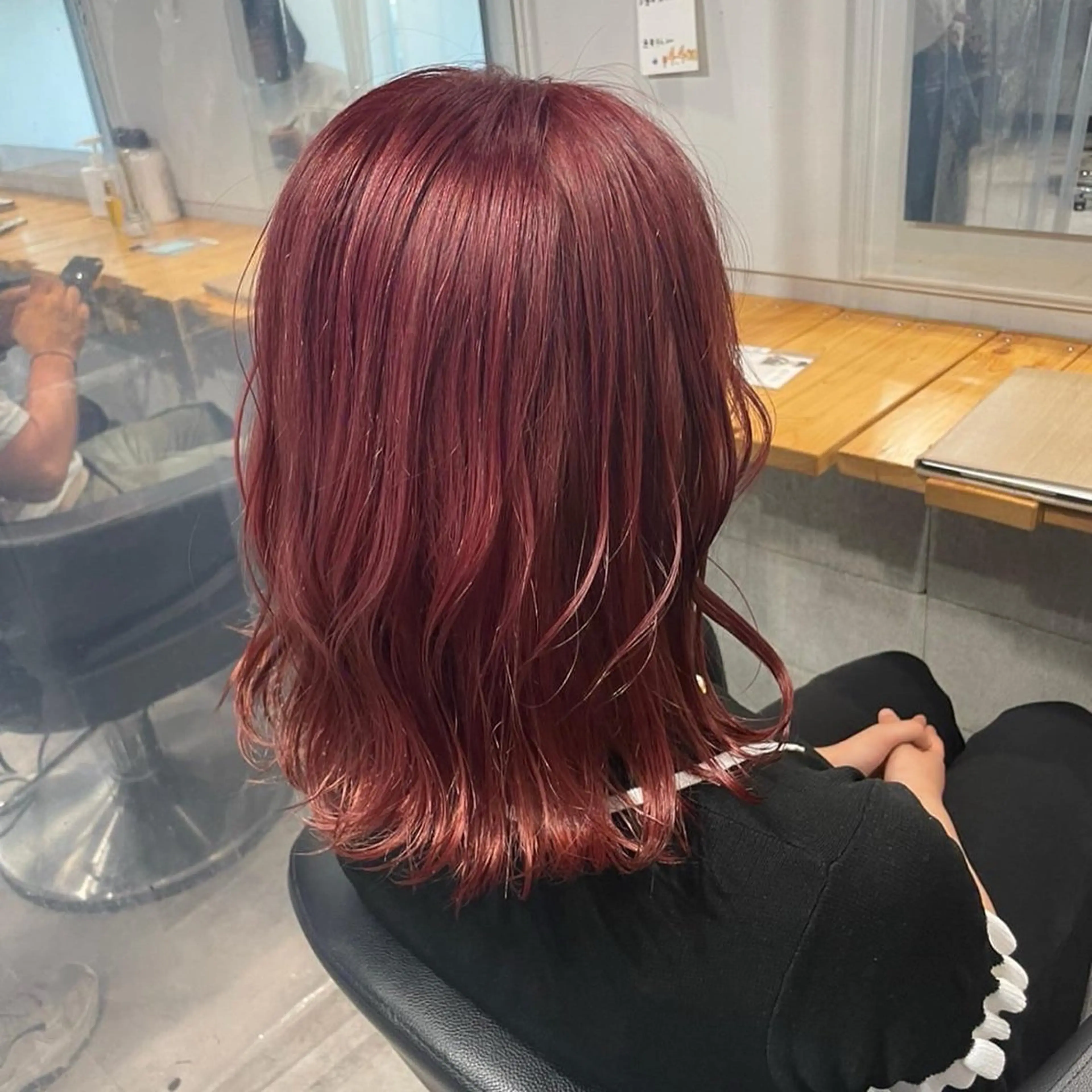 ミディアム カラー ヘアカラー トリートメント 🦋ハイトーンボブ ショート🦋トシキのヘアスタイル