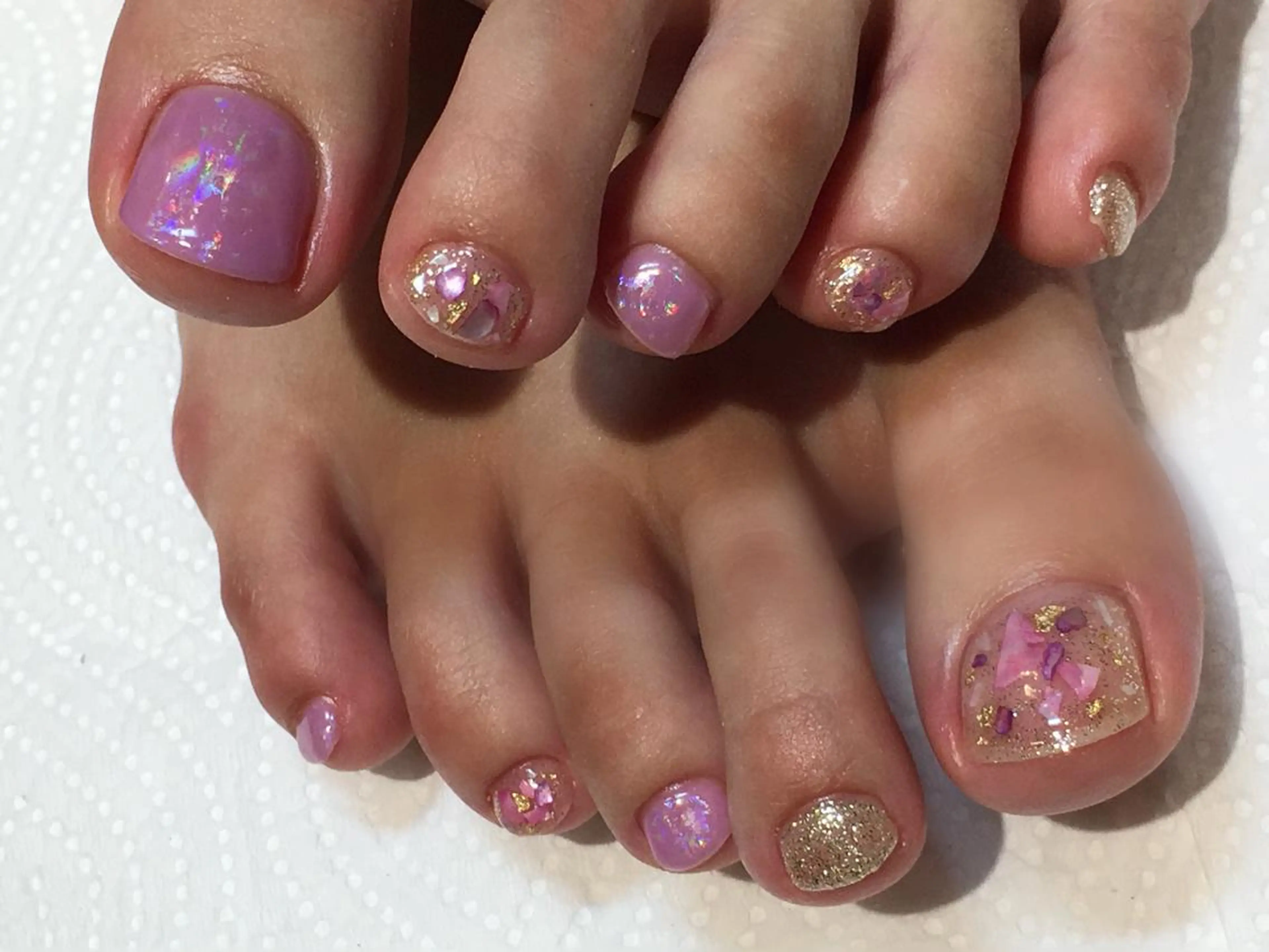 ネイル 持ち込み 下重 舞のネイルデザイン