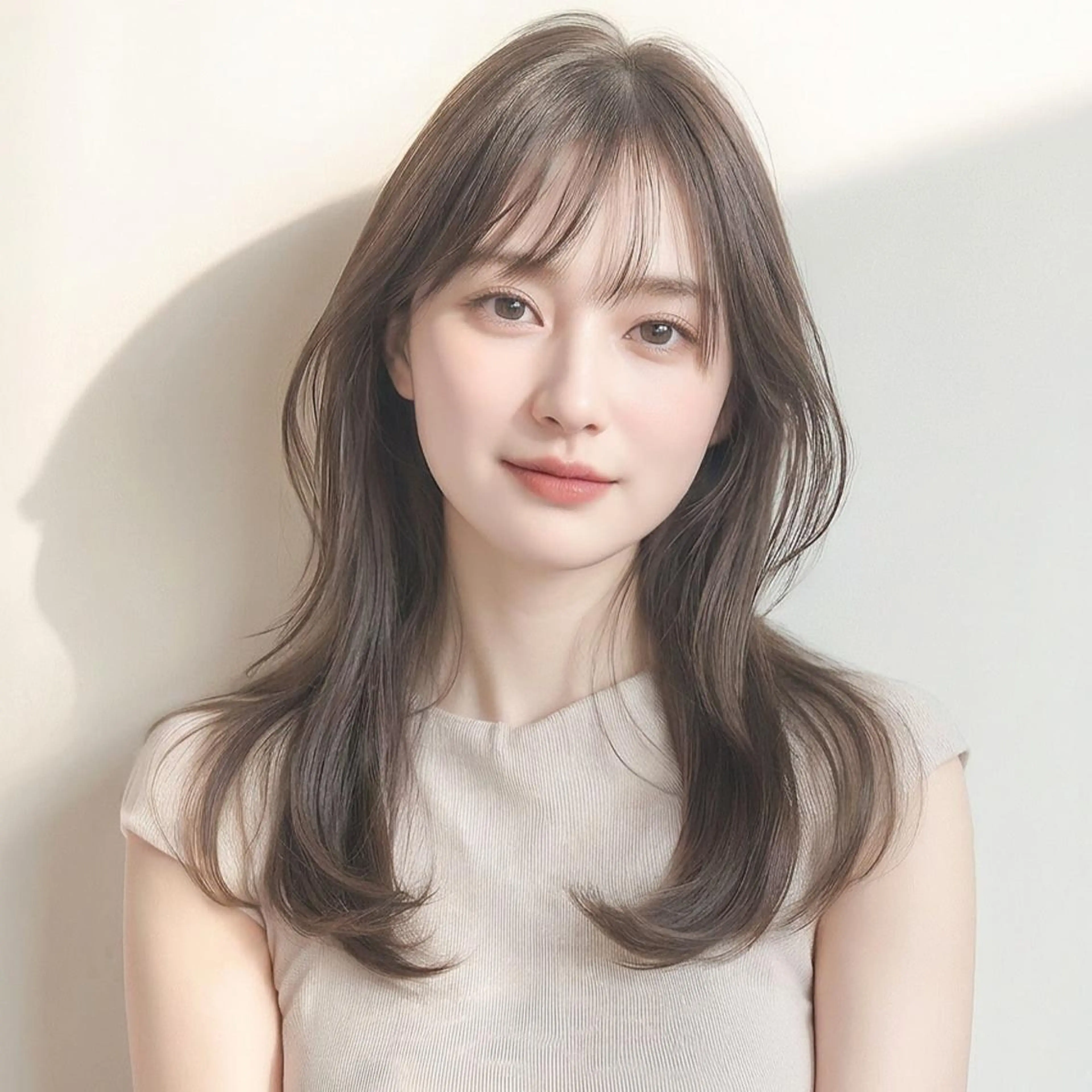 ロング 艶髪ストレート❇️ レイヤー❇️出町光流のヘアスタイル