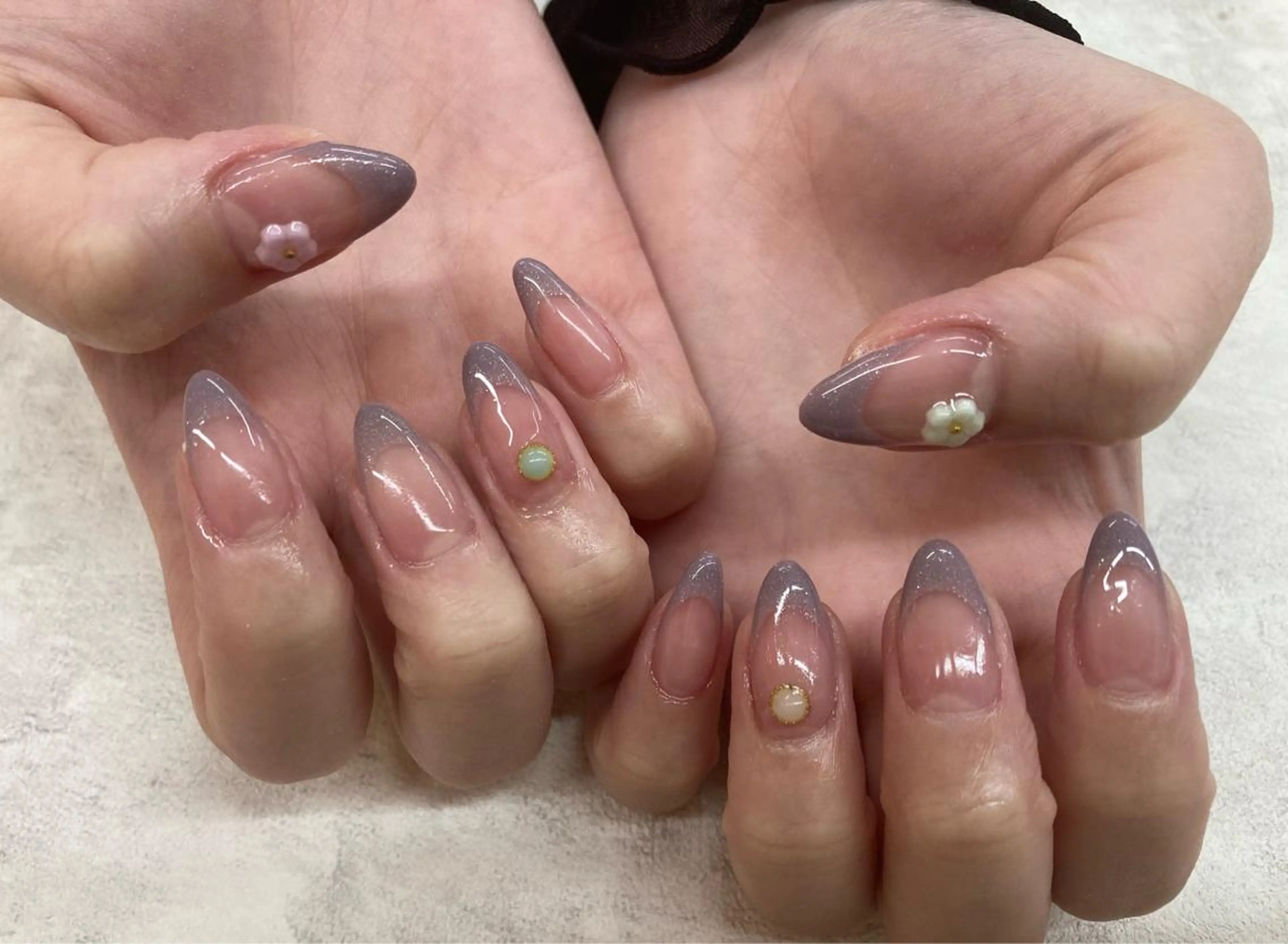 ネイル フレンチネイル Maple saronのネイルデザイン