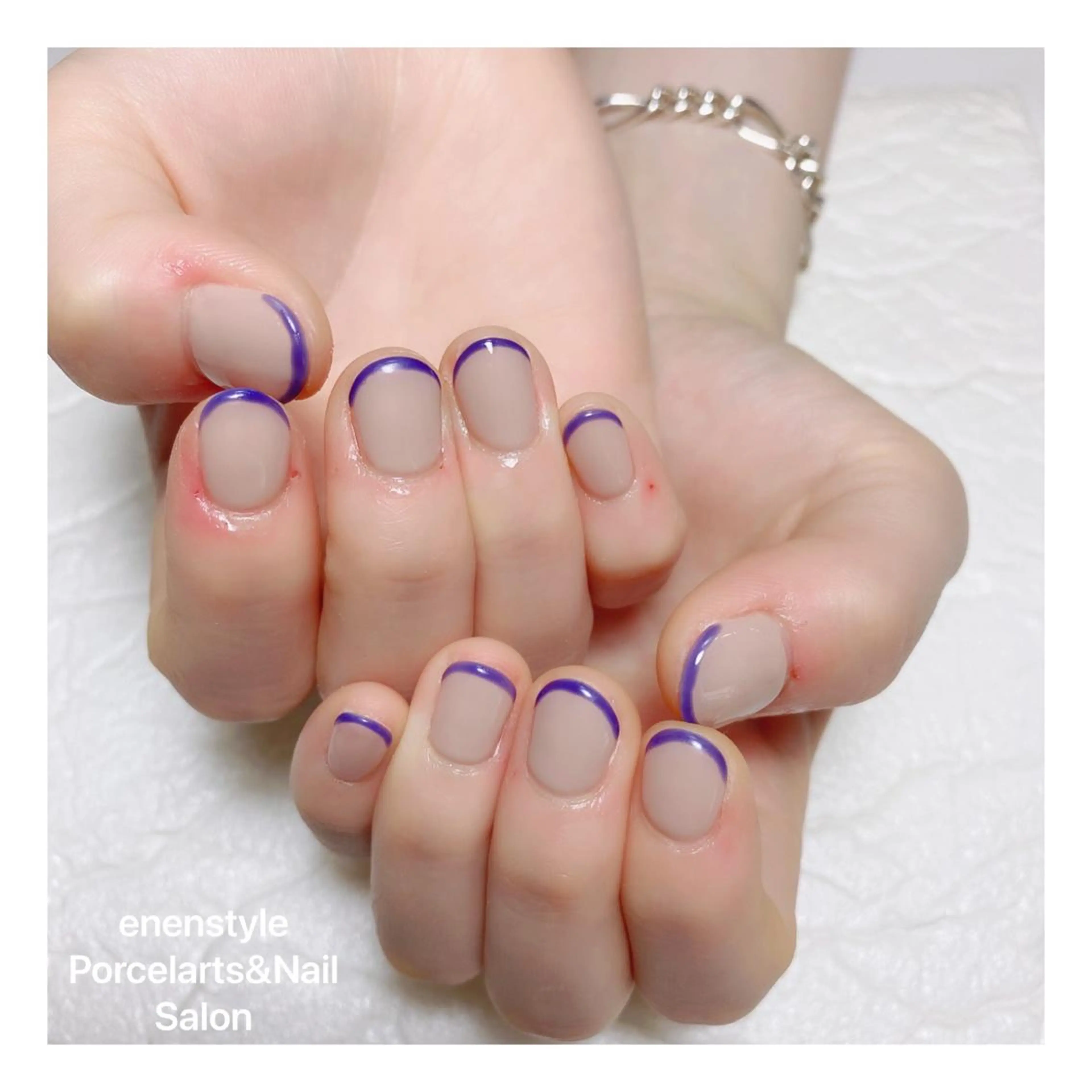 ショート ネイル ハンドネイル 👑enen style👑のネイルデザイン