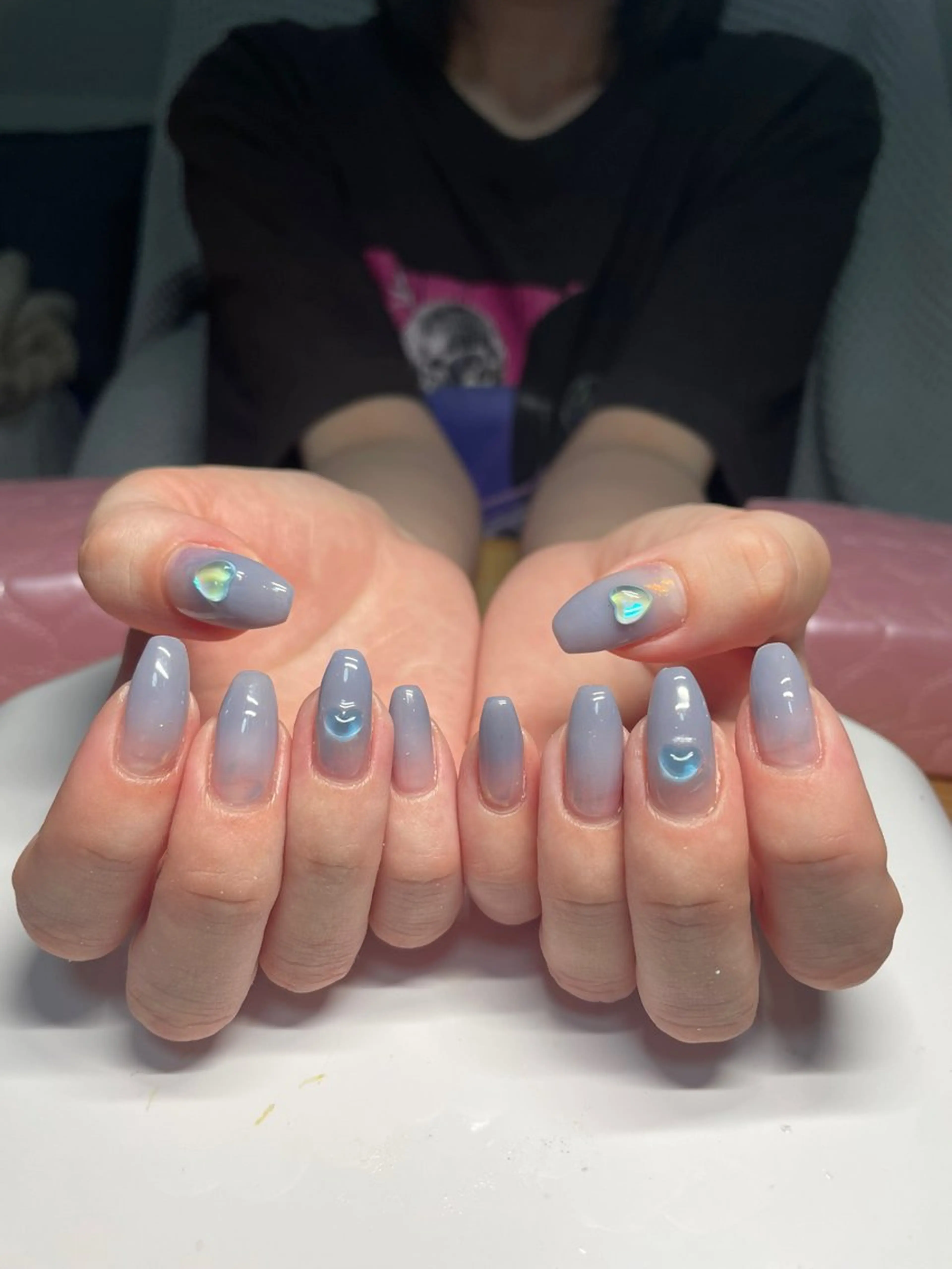 ネイル アートネイル ハンドネイル 甲府市徳行 🧸prunelleのネイルデザイン