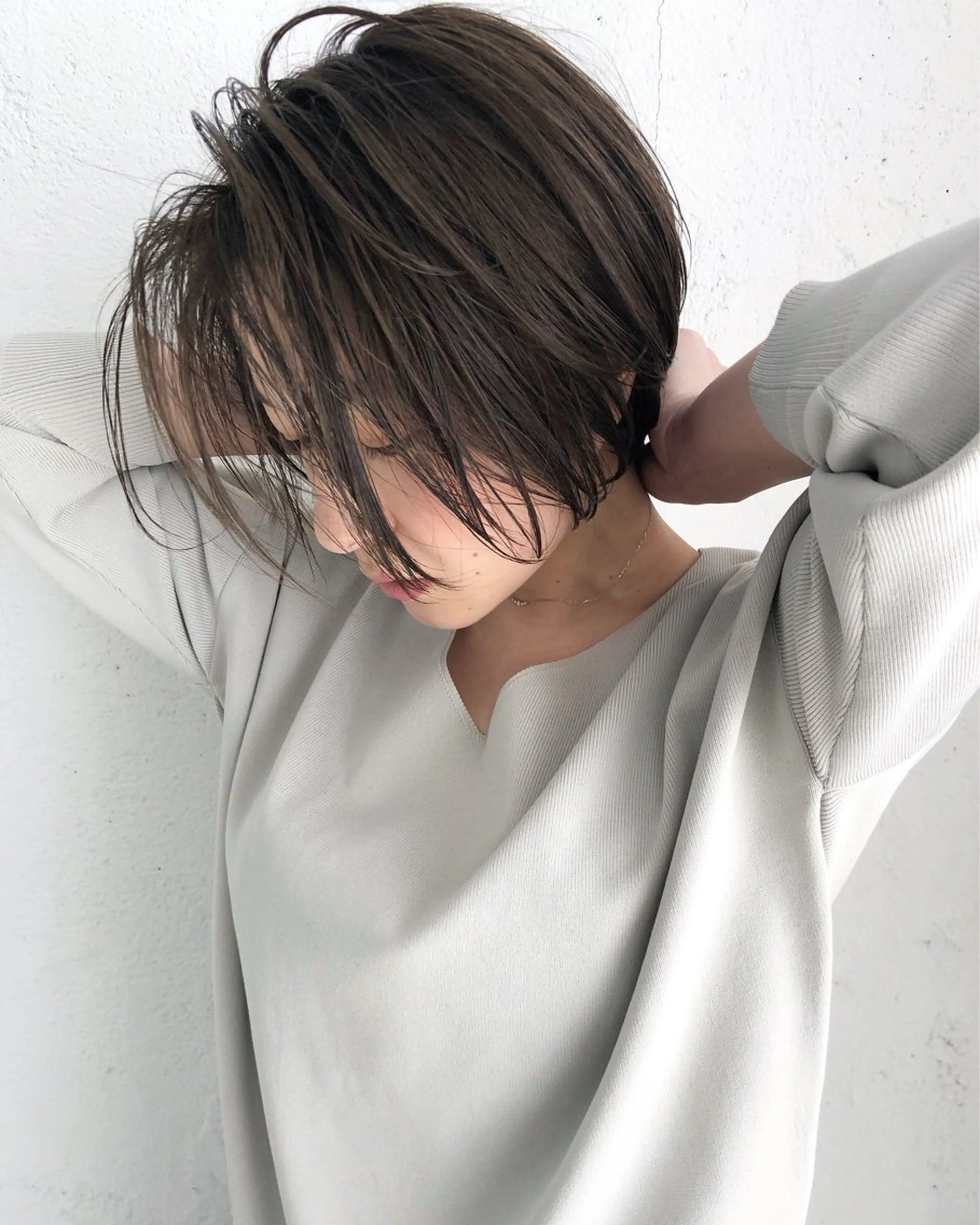 ショート ブリーチなし ダブルカラー/ゆなのヘアスタイル