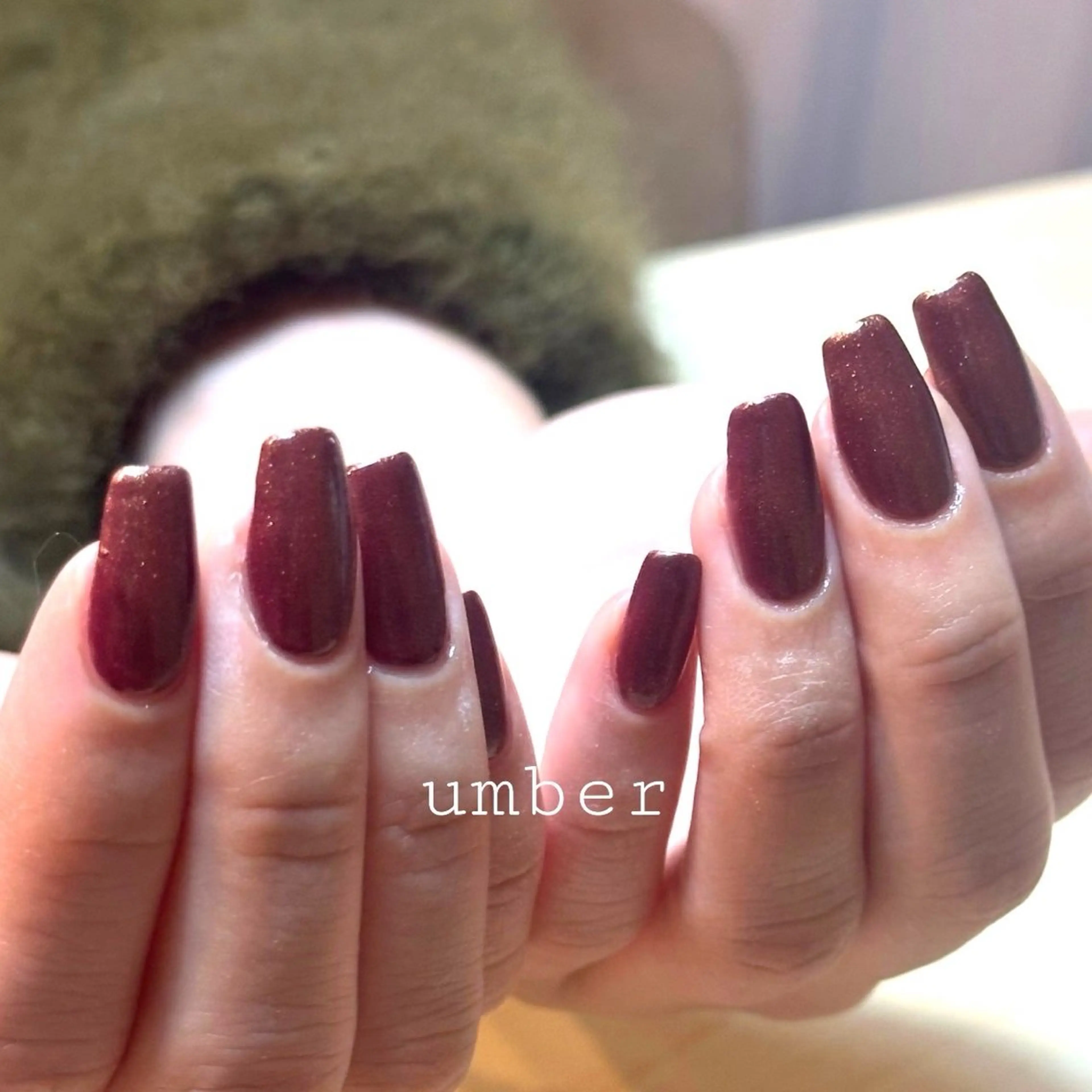 ネイル ハンドネイル umber 三茶1分のネイルデザイン