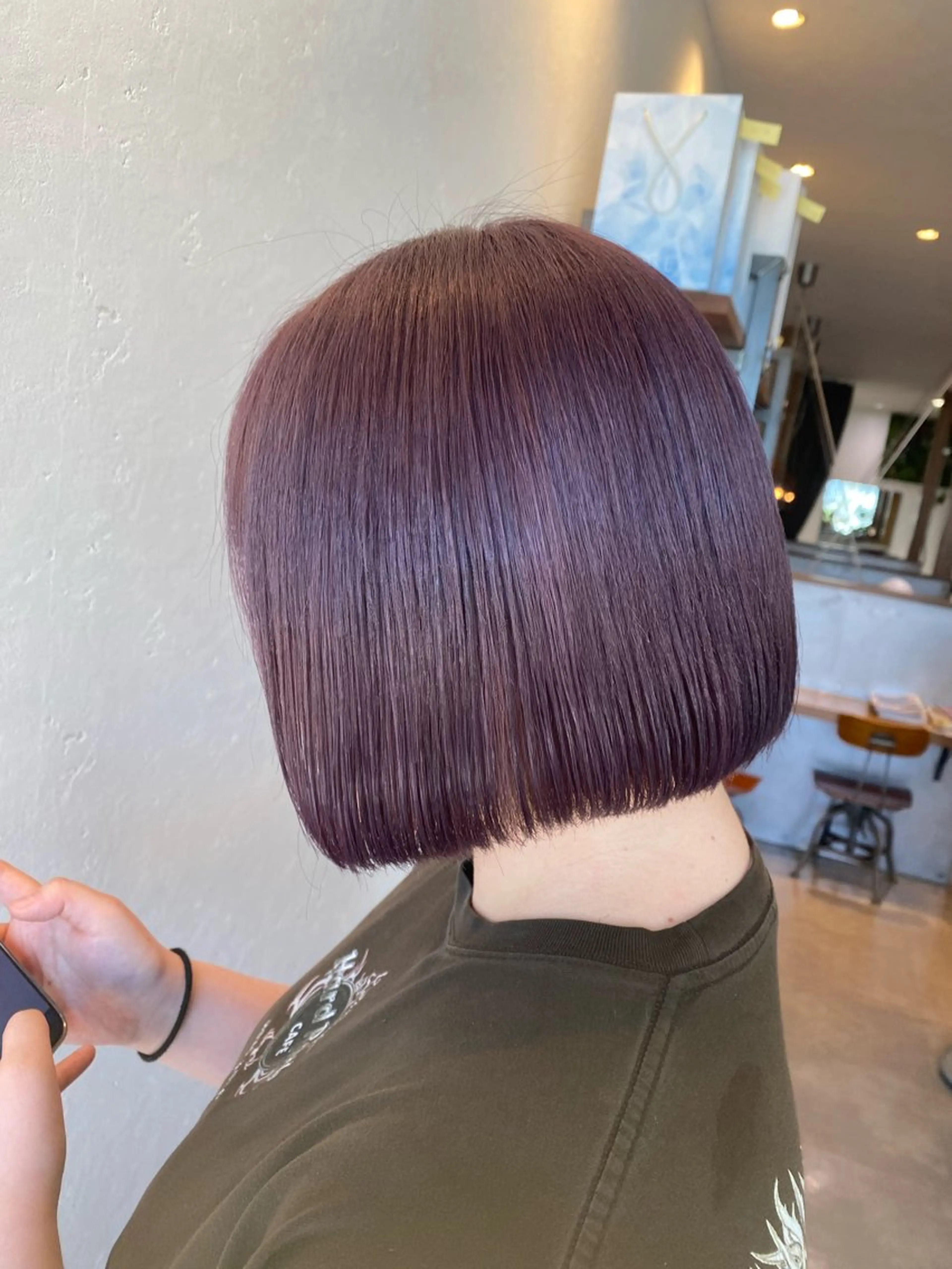 ミディアム カラー カット ヘアカラー 希優🌺ソムリエ /ブリーチ/カットのヘアスタイル
