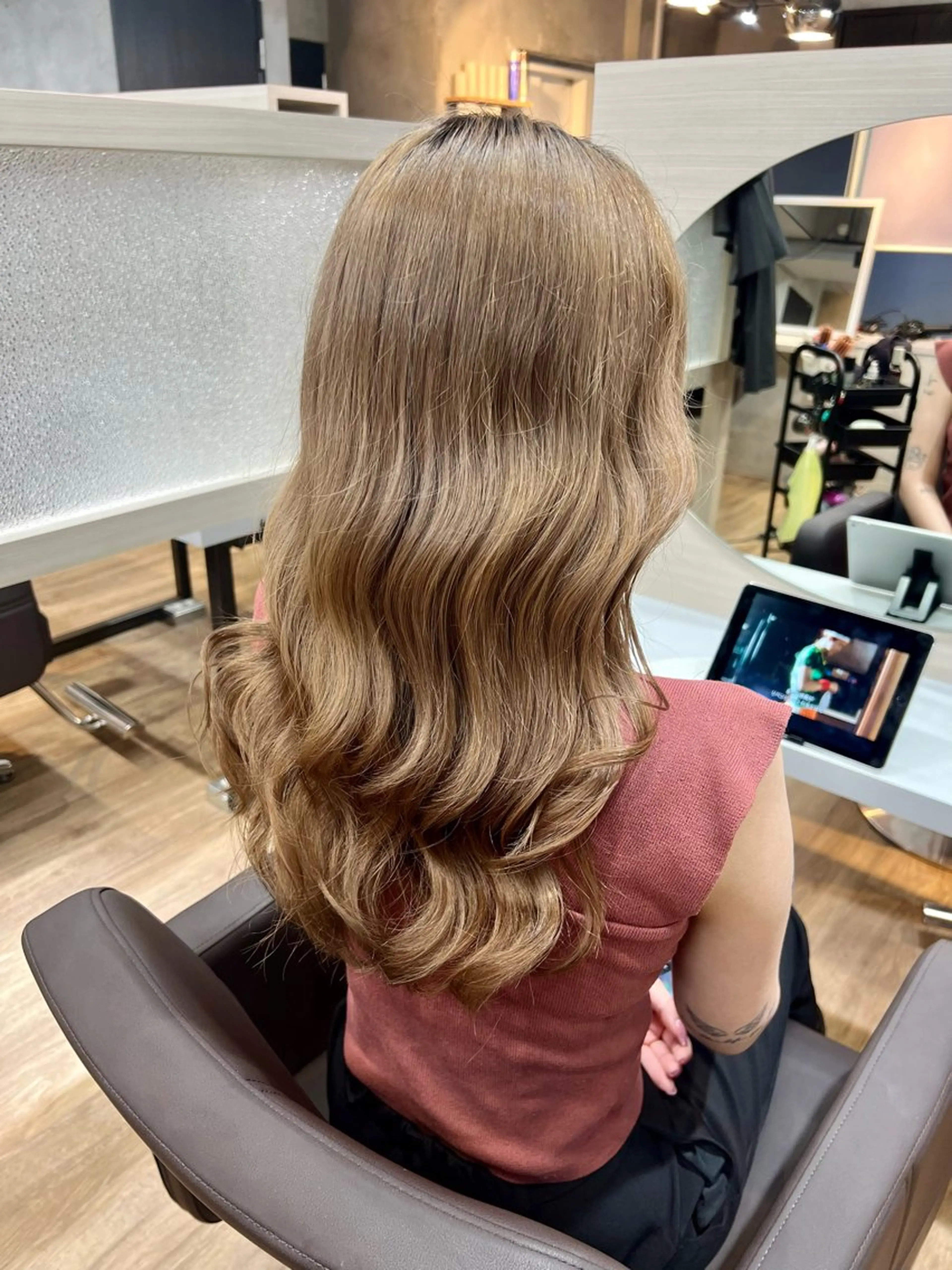 ブリーチ無しダブルカラー&3種類ケラチントリートメント💫❣️の写真