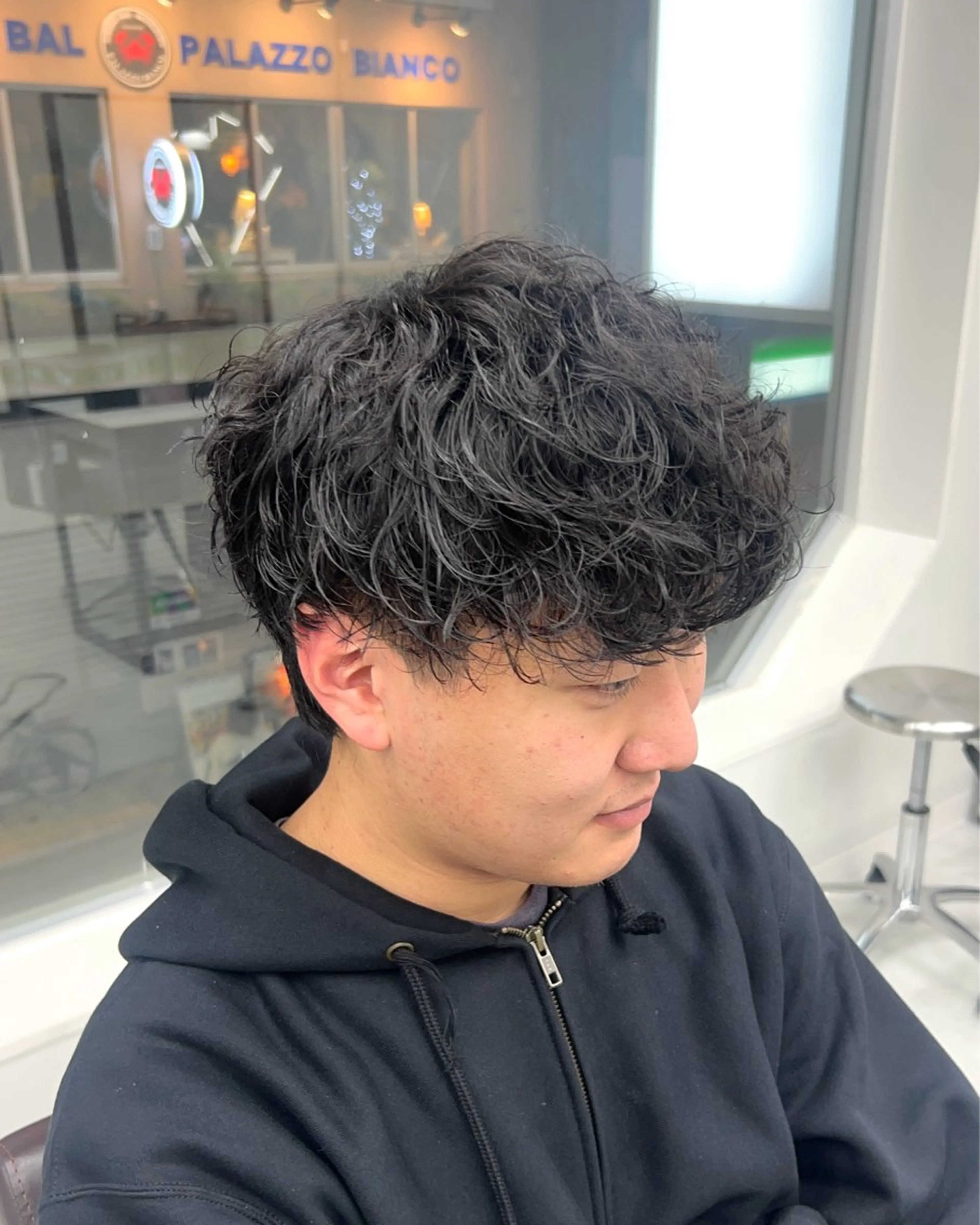 パーマ メンズ カット パーマ トリートメント ヘアセット シャドウパーマ/ メンズ/KENTAのヘアスタイル