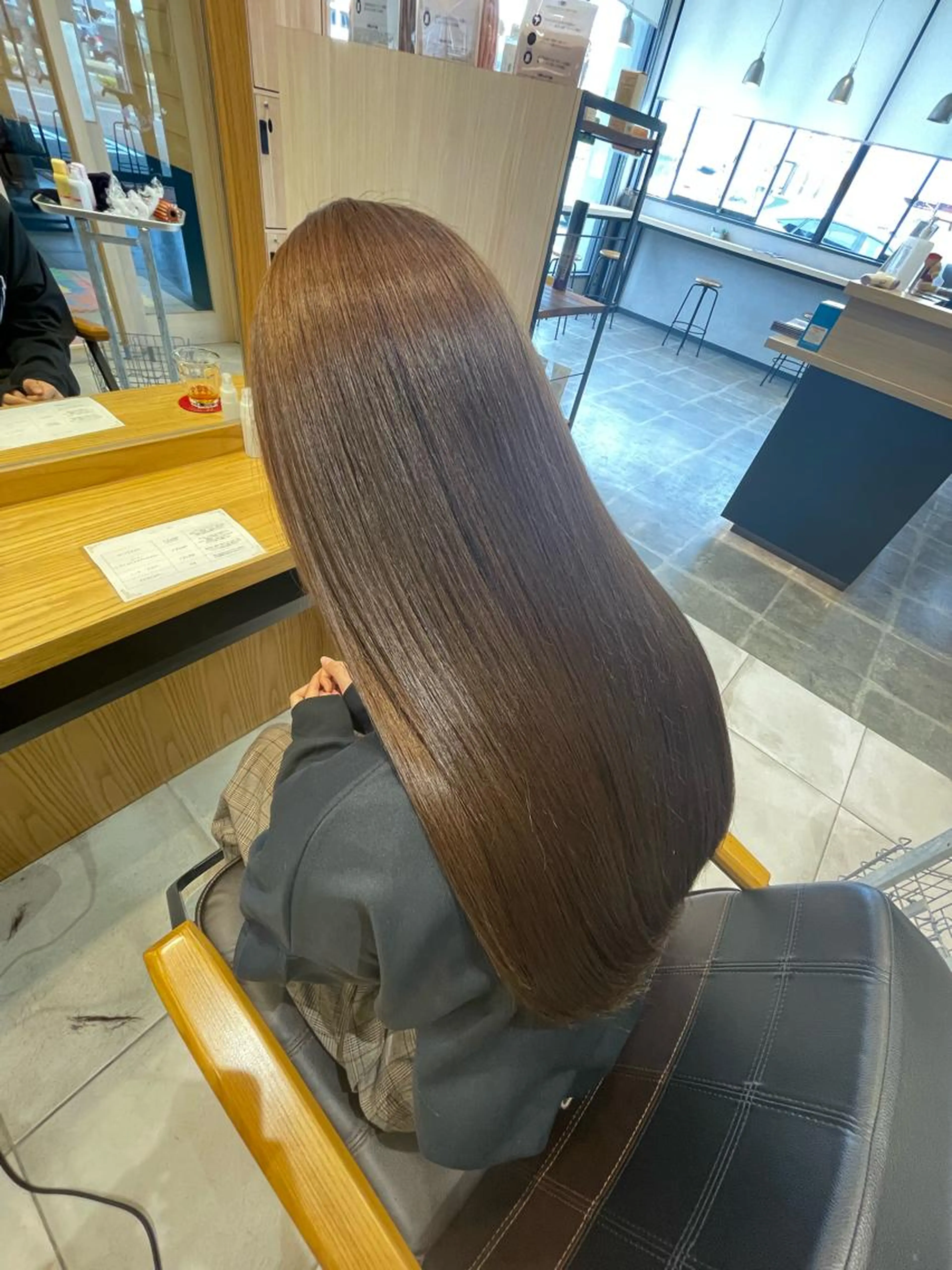 調整カット➕ダブルカラー➕プレトリートメントの写真