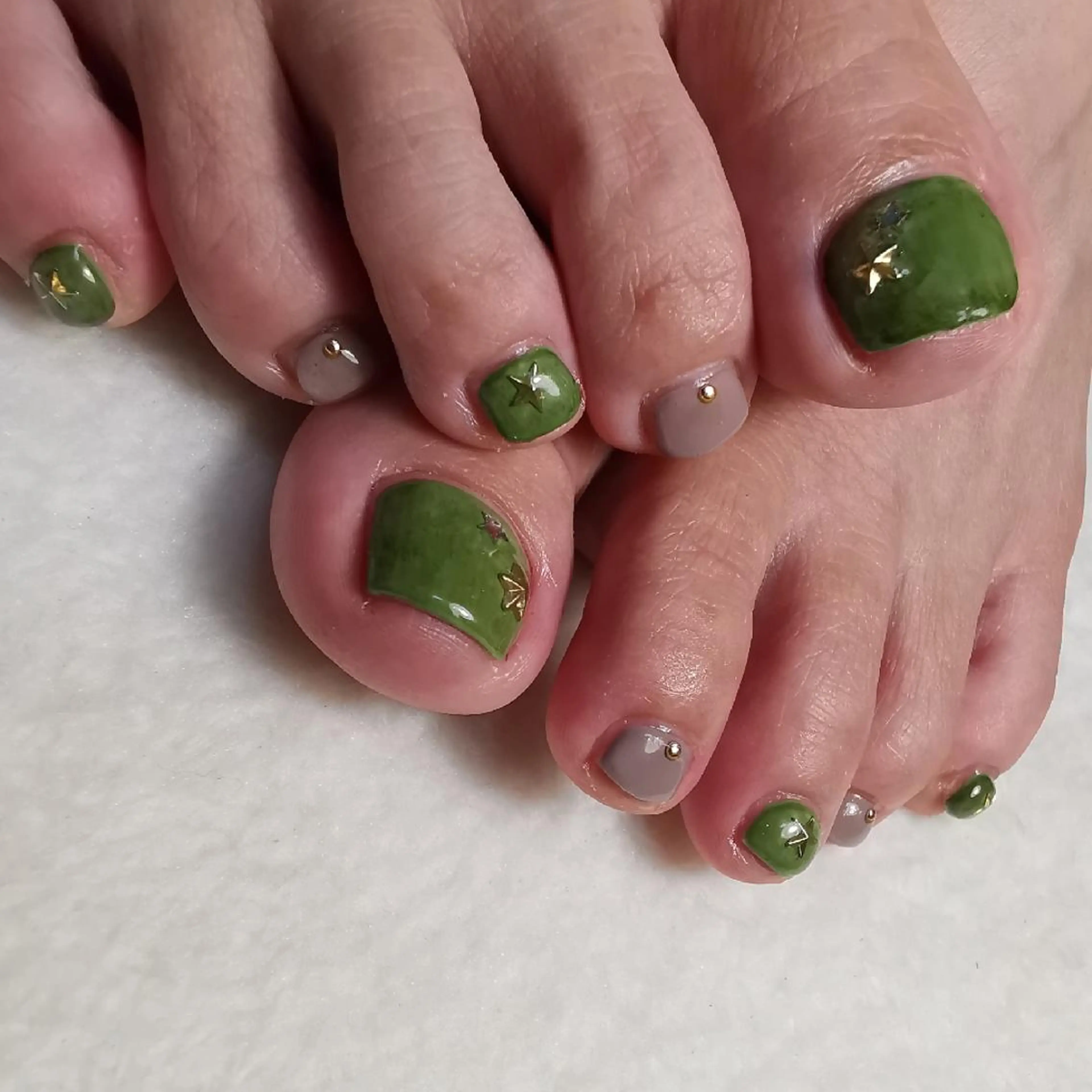 ネイル 持ち込み フットネイル reve あやののネイルデザイン