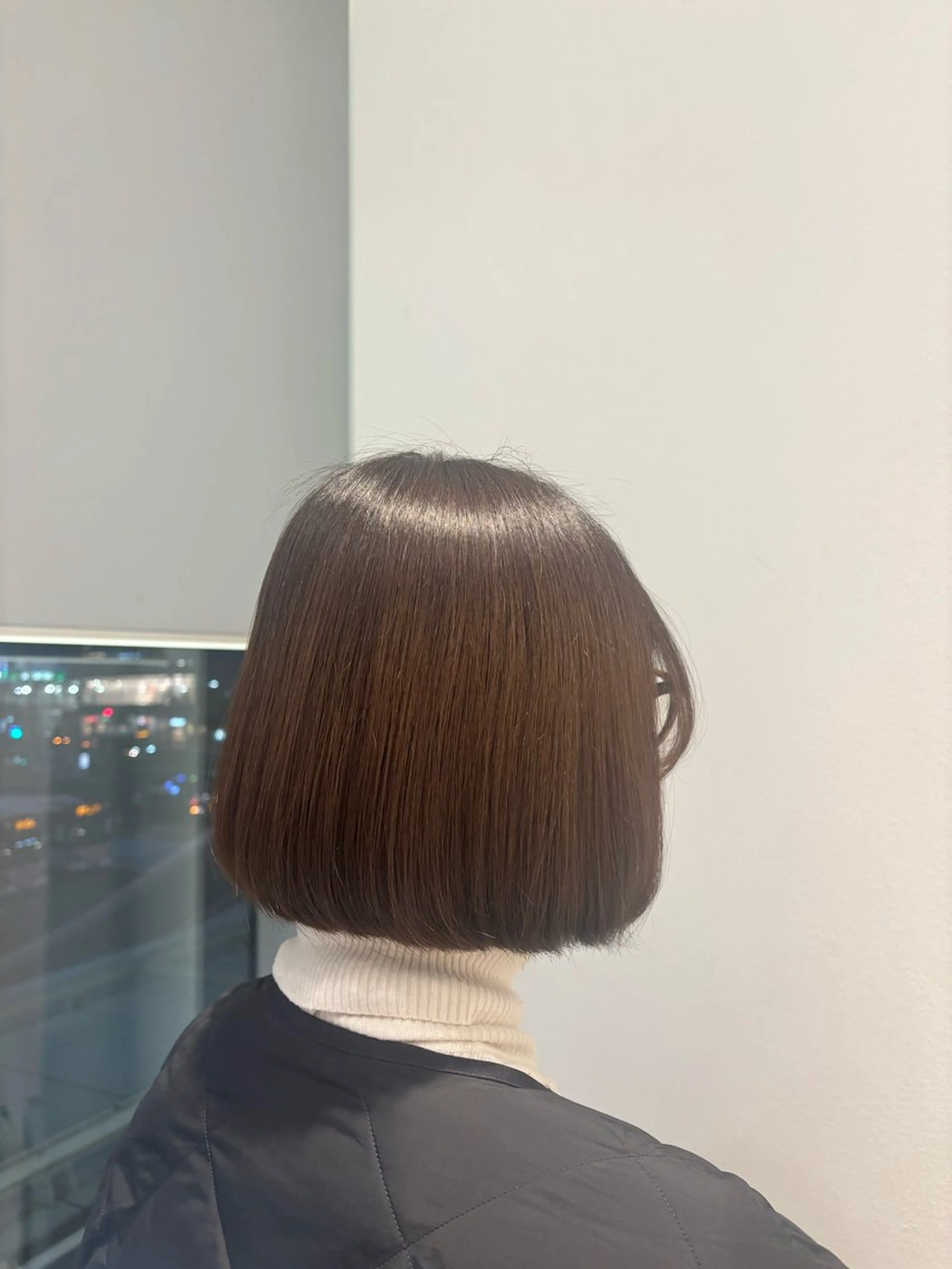 ミディアム ボブ 堀 ゆきみのヘアスタイル