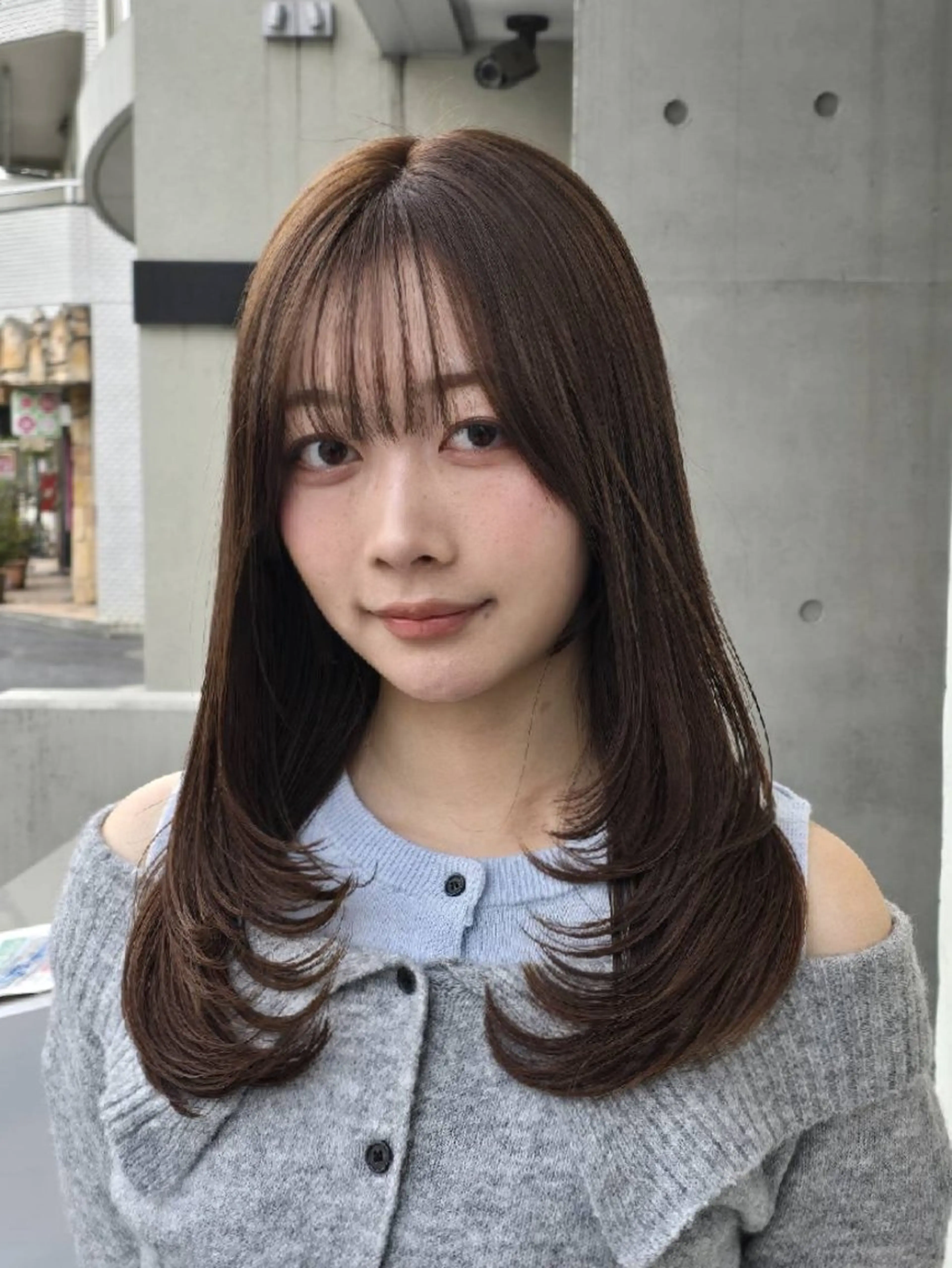 ロング カラー ベージュカラー ブリーチ ダブルカラー ヘーゼル ブリーチなしカラー カット ヘアカラー トリートメント 透明感🫧艶カラー✨ レイヤー✂渡辺祐輔のヘアスタイル