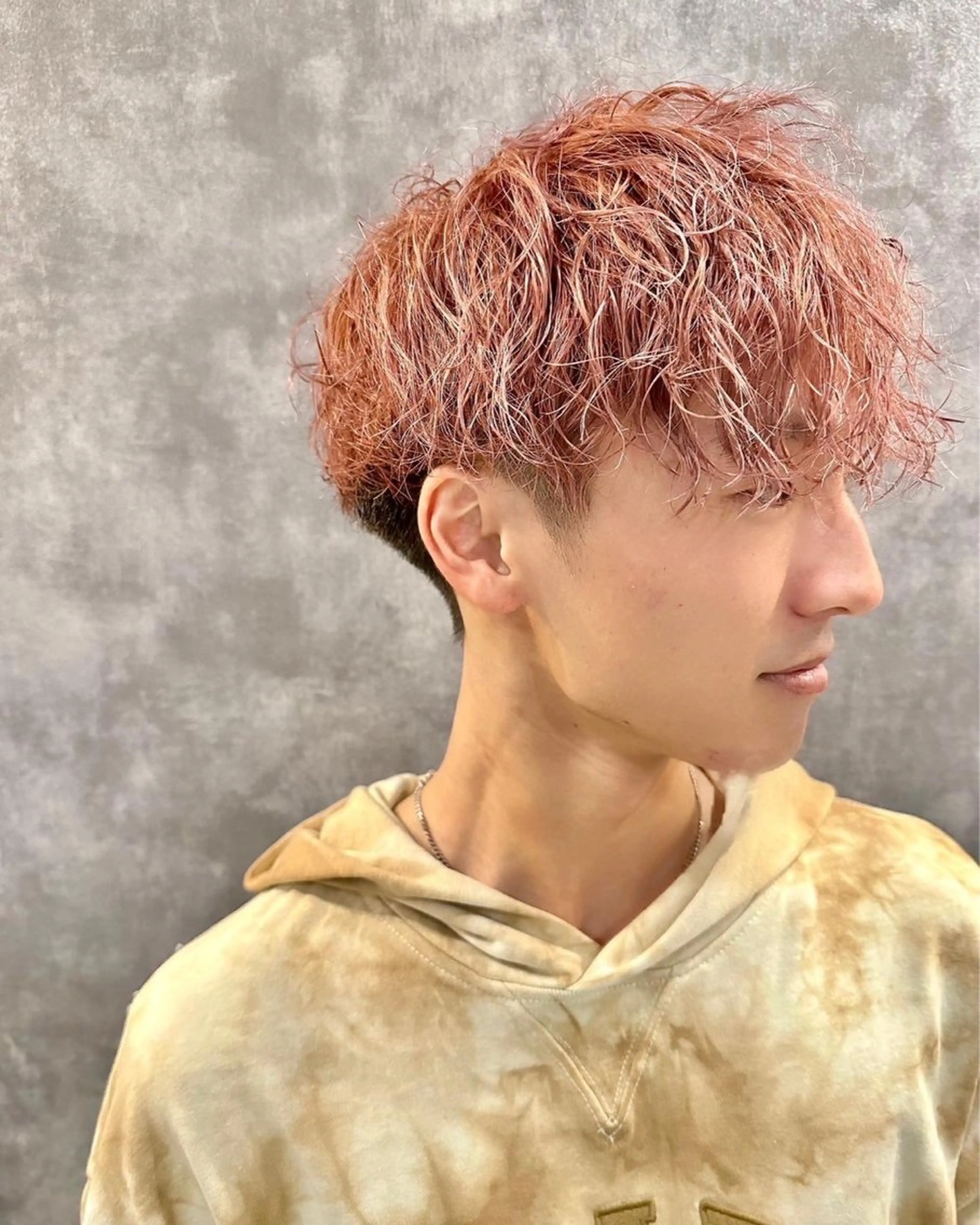 メンズカット＋ダブルカラー（ブリーチ）の写真