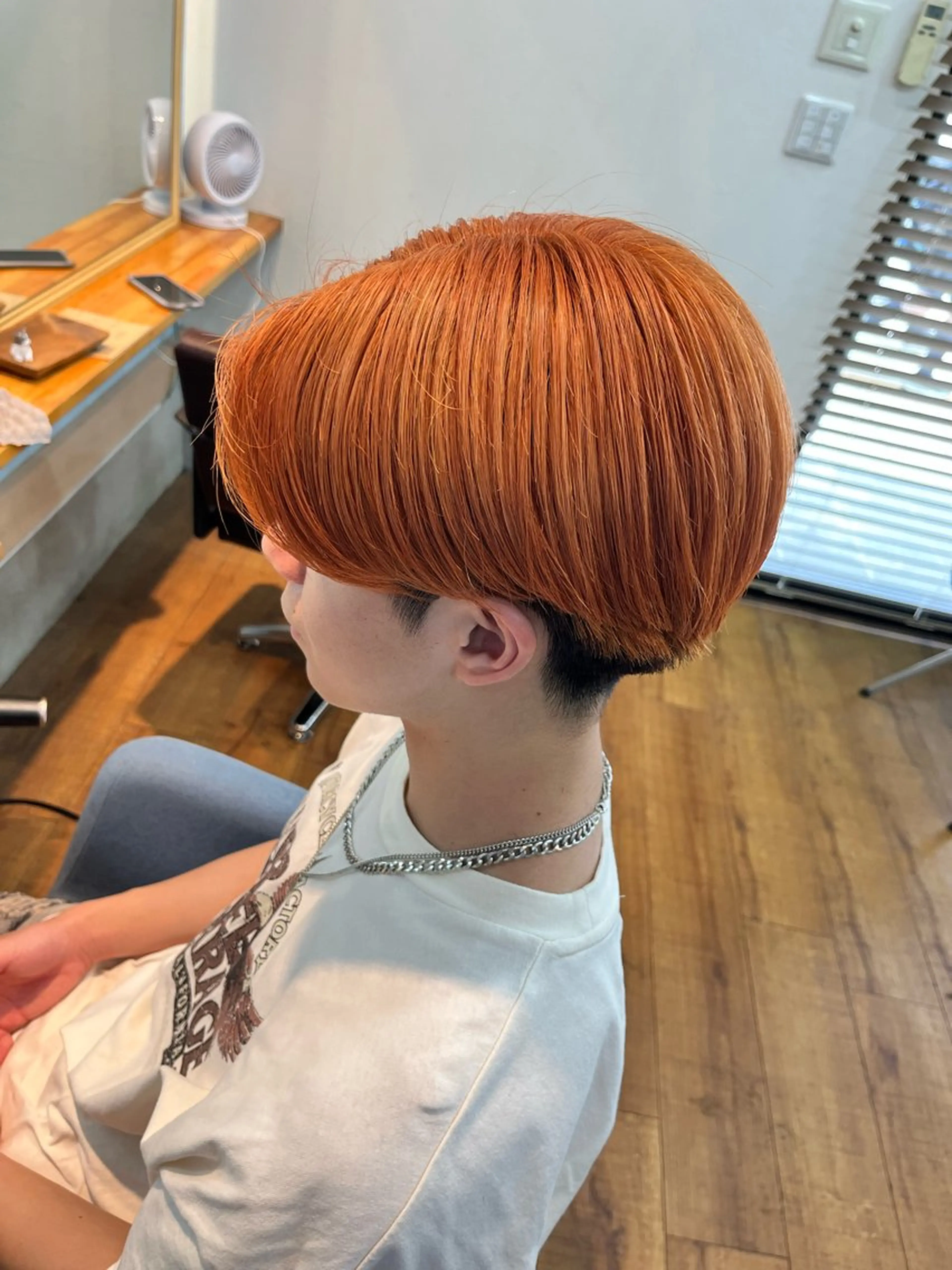 セミロング カラー メンズ メンズインナーカラー ダブルカラー インナーカラー 髪質改善 ヘアカラー トリートメント 🫧ハイトーン/ ブリーチ🫧白石航汰のヘアスタイル