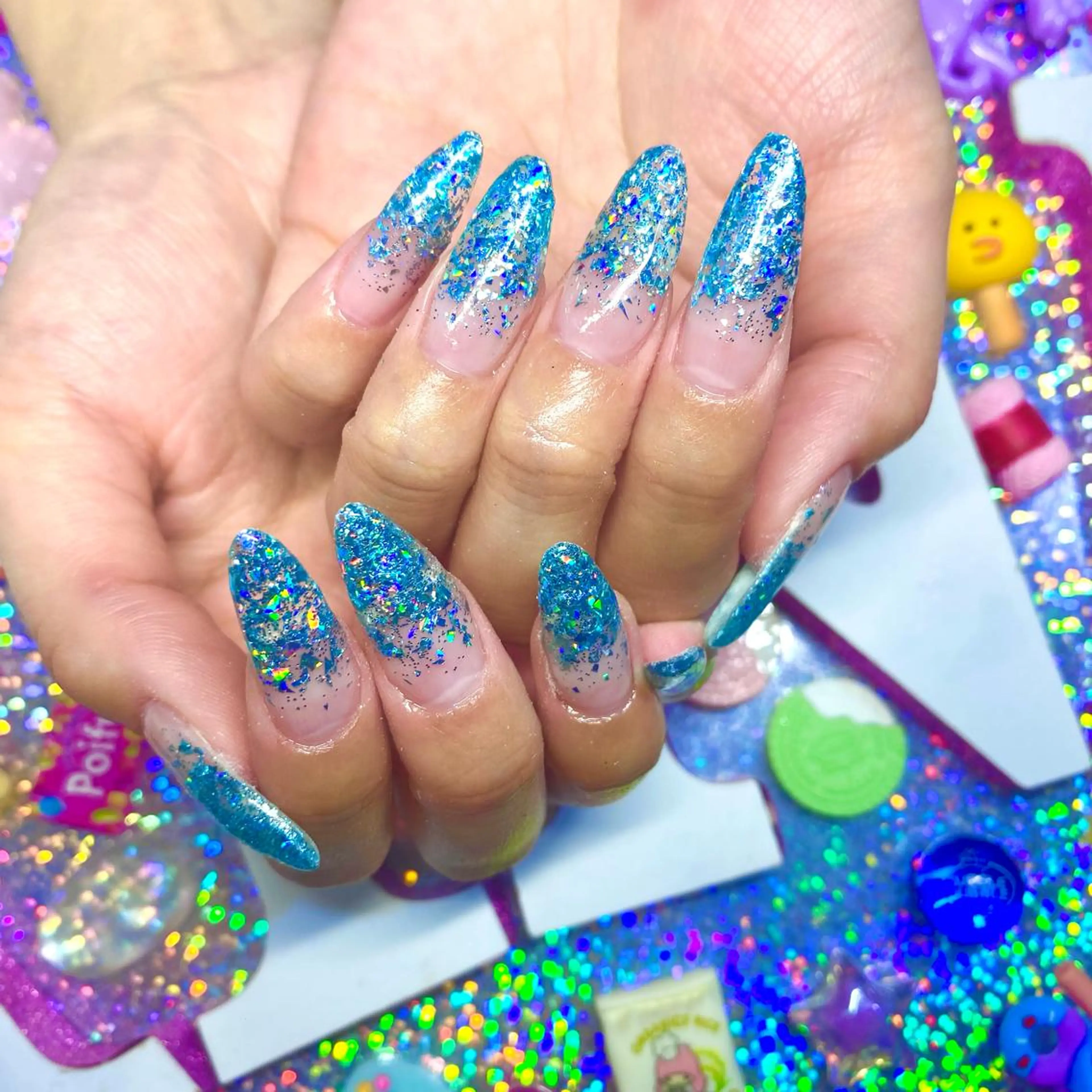 ネイル アートネイル クリアネイル ジェルネイル ニュアンスネイル オフィスネイル 8appy YUKITIN.Bのネイルデザイン