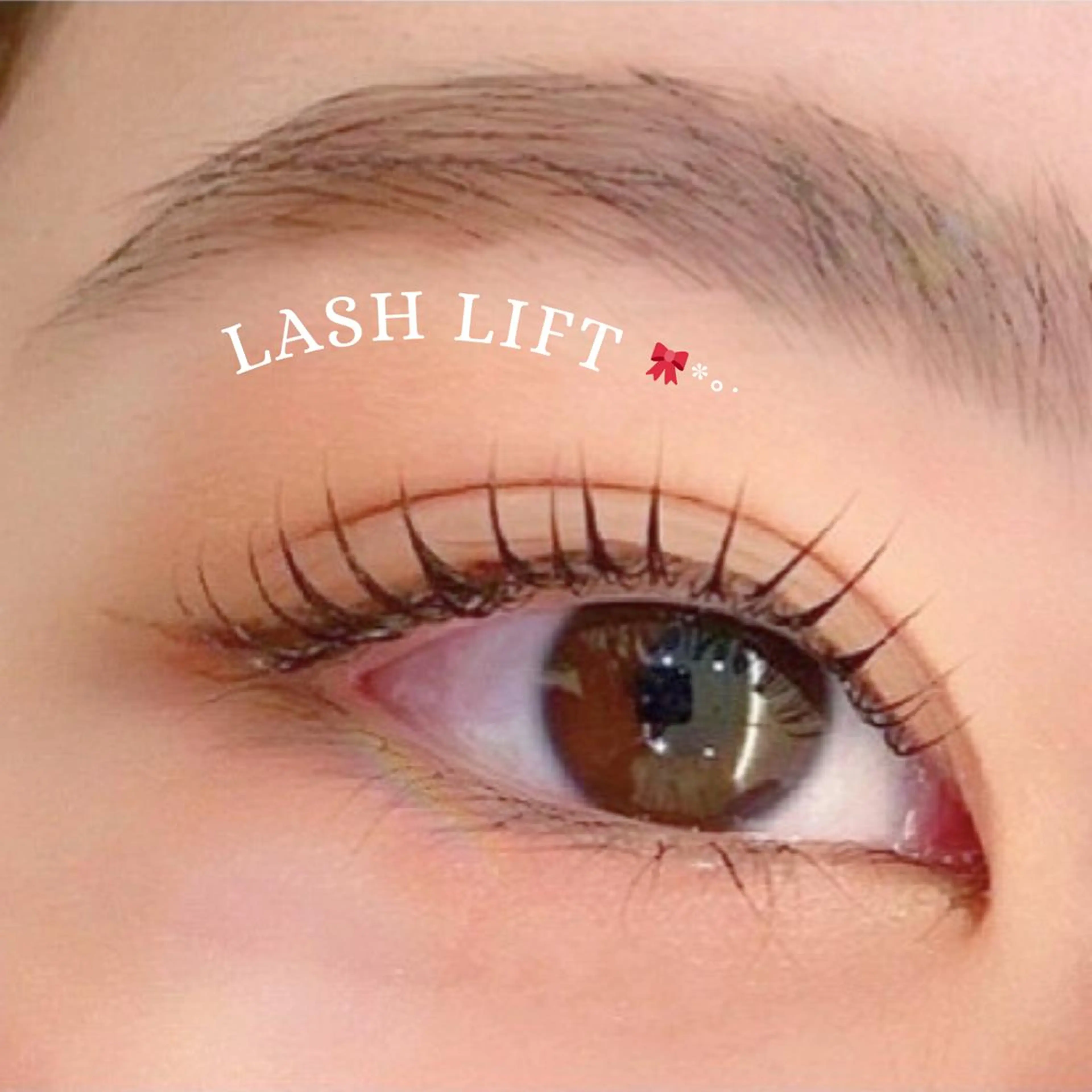 マツエク・マツパ 束感まつ毛 フラットラッシュ 韓国風マツエク ナチュラル パリジェンヌラッシュリフト マツパ 束感マツエク💗/ ayakaのマツエク・マツパデザイン