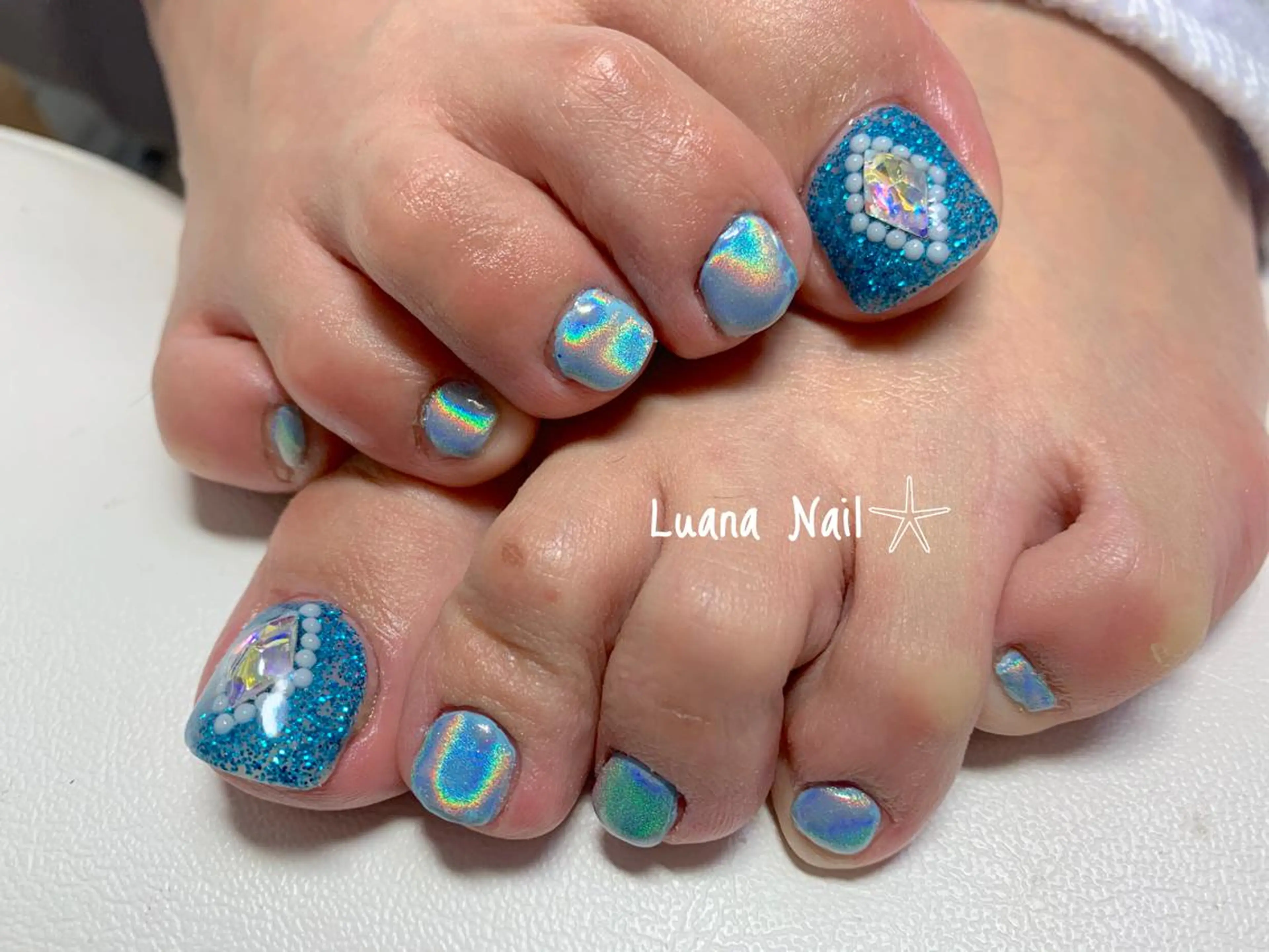 ネイル フットネイル BeauJu by Luana Nailのネイルデザイン